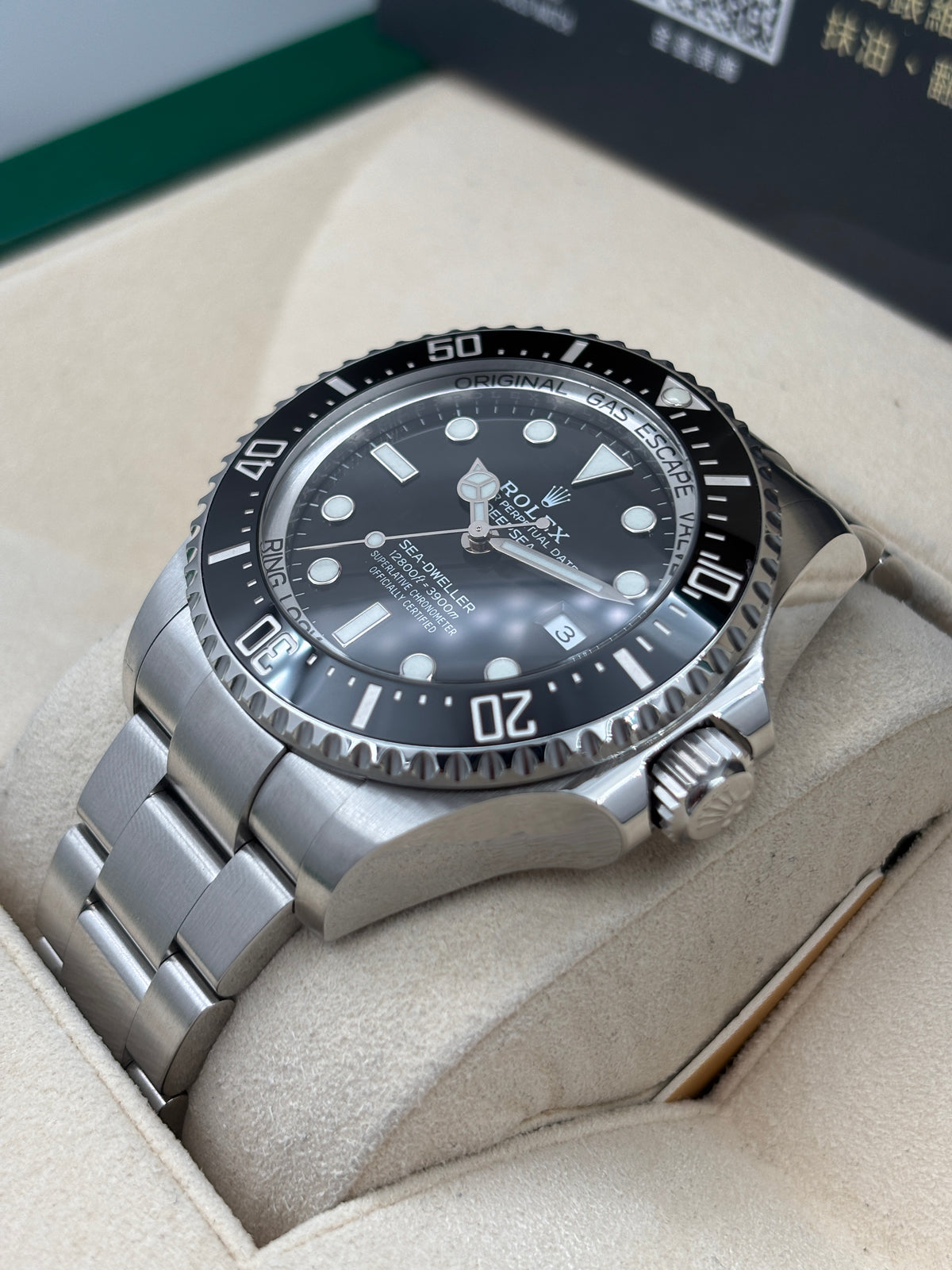 二手 USED  ROLEX 勞力士 DEEP SEA 126660 黑色 2019年5月 保養到27年10月 全套 FULL SET 上行證 AD單