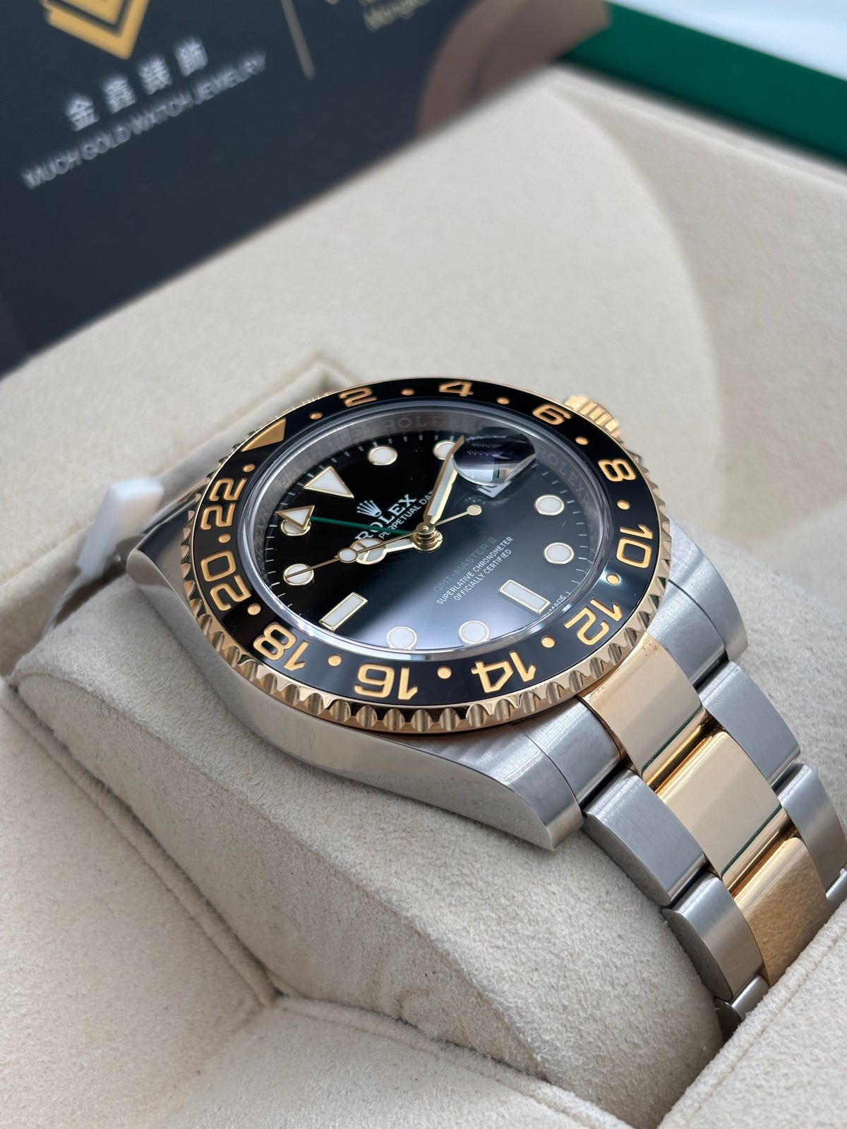二手 USED  ROLEX 勞力士 GMT-MASTER II 116713LN 黑色 2018年10月&nbsp; 全套 FULL SET AD單
