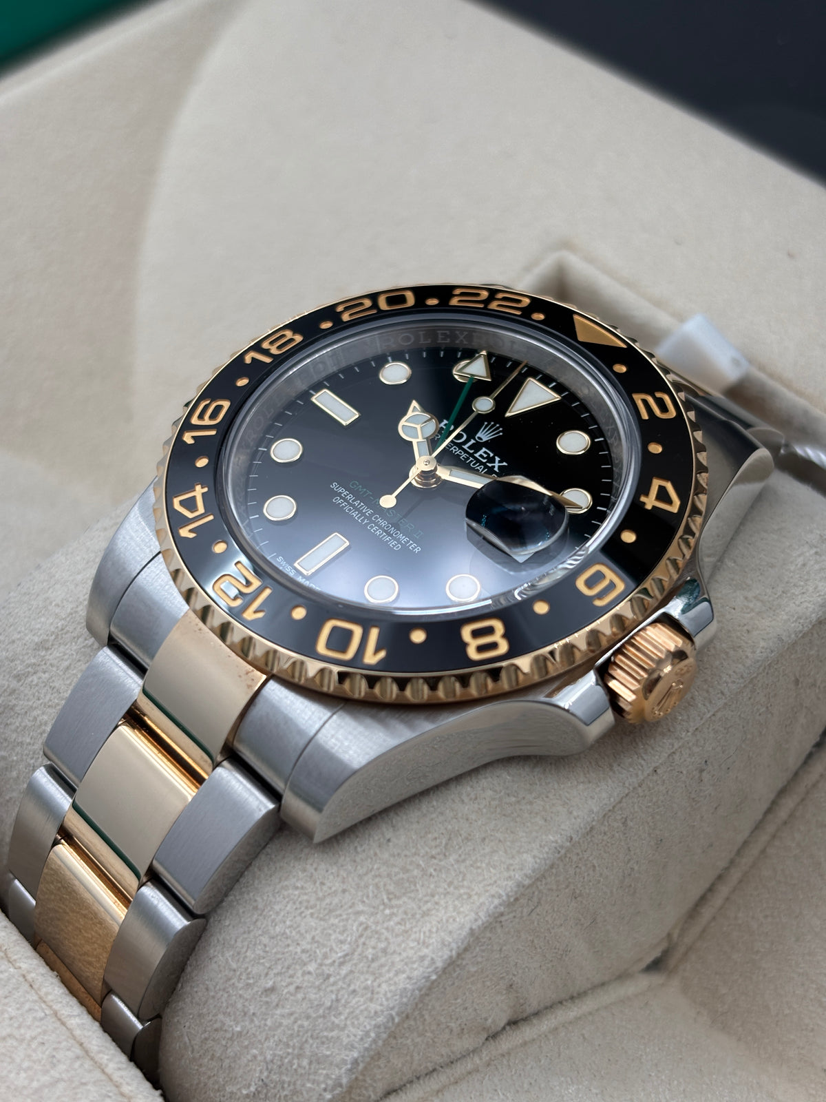 二手 USED  ROLEX 勞力士 GMT-MASTER II 116713LN 黑色 2018年10月&nbsp; 全套 FULL SET AD單
