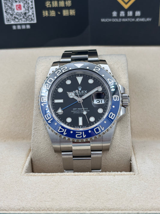 [SOLD OUT]二手 USED  ROLEX 勞力士 GMT-MASTER 126710BLNR 2022年9月 黑色 全套 FULL SET