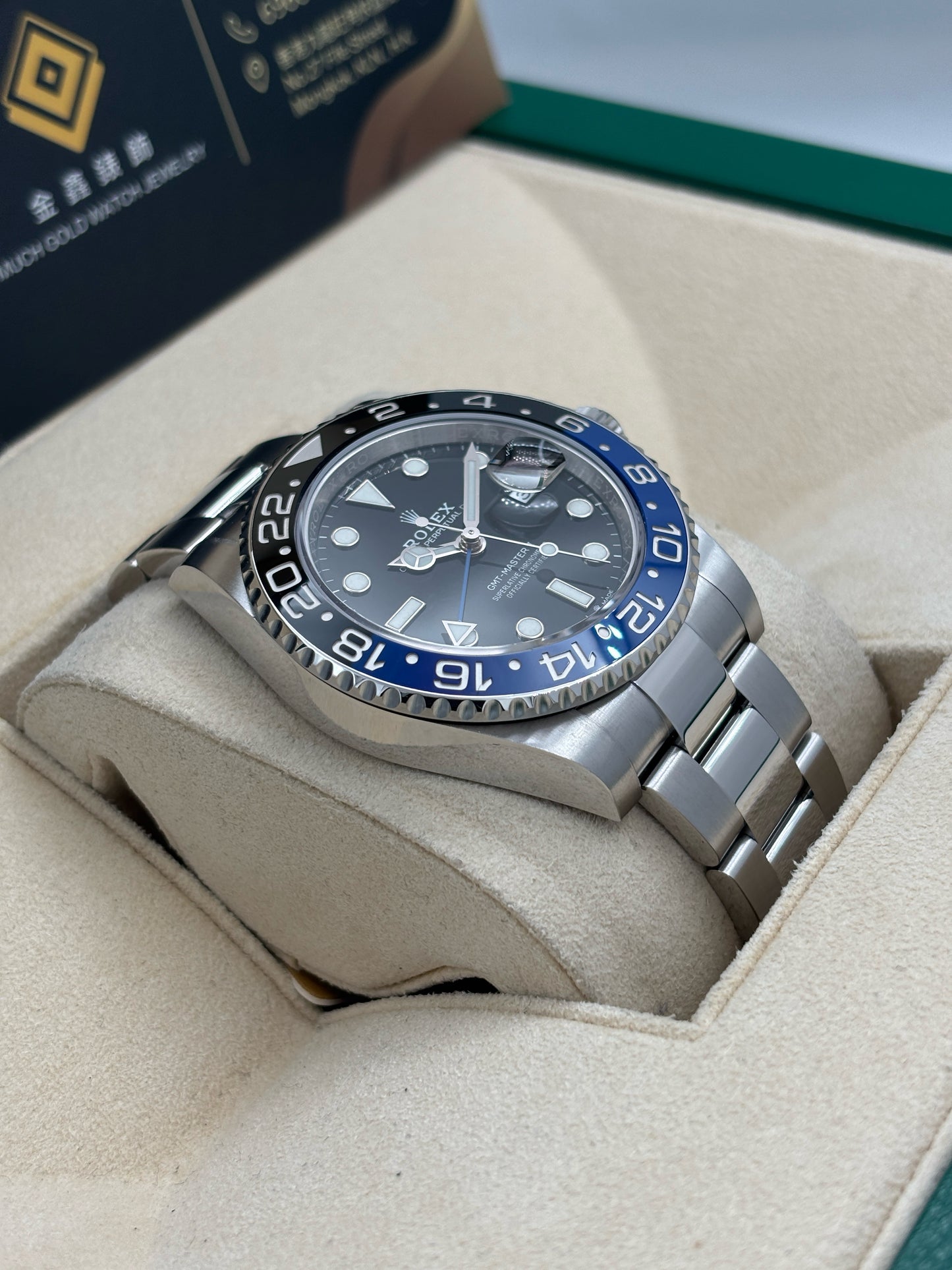 [SOLD OUT]二手 USED  ROLEX 勞力士 GMT-MASTER 126710BLNR 2022年9月 黑色 全套 FULL SET
