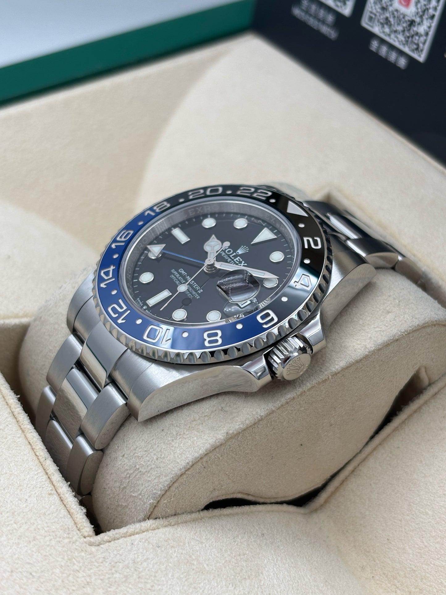 [SOLD OUT]二手 USED  ROLEX 勞力士 GMT-MASTER 126710BLNR 2022年9月 黑色 全套 FULL SET