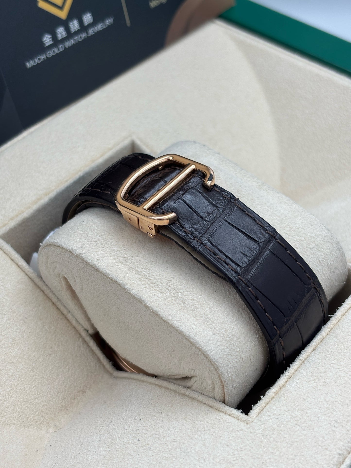 [SOLD OUT]二手 USED  CARTIER 卡地亞 CALIBER DE CARTIER W710007 2015年8月 朱古力面 18K玫瑰金 全套 FULL SET