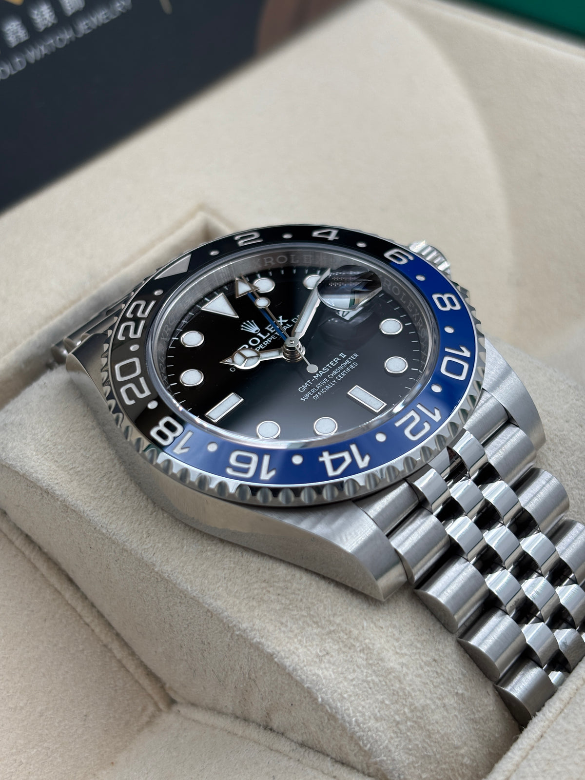 二手 USED  ROLEX 勞力士 GMT-MASTER II 126710BLNR 黑色 2023年3月 五珠帶 全套 FULL SET