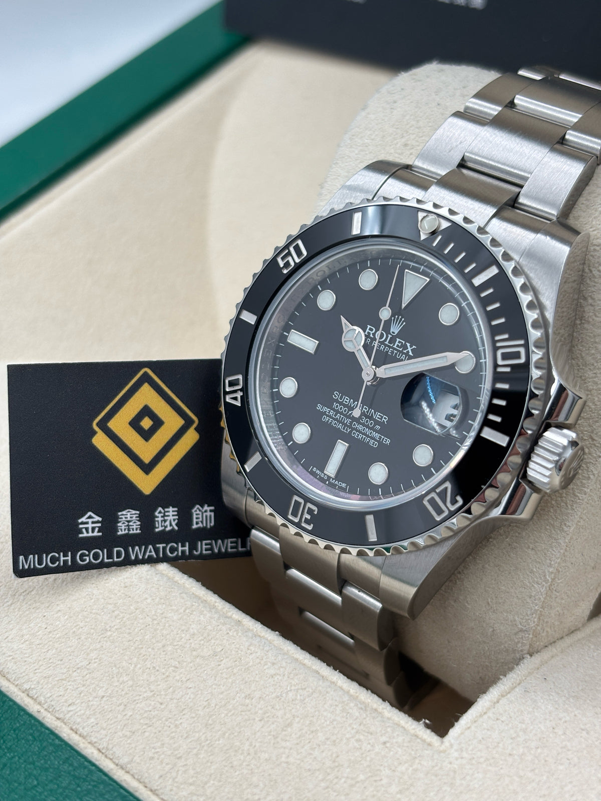 二手 USED  ROLEX 勞力士 SUBMARINER DATE 116610LN 黑色 2014年7月 全套 FULL SET