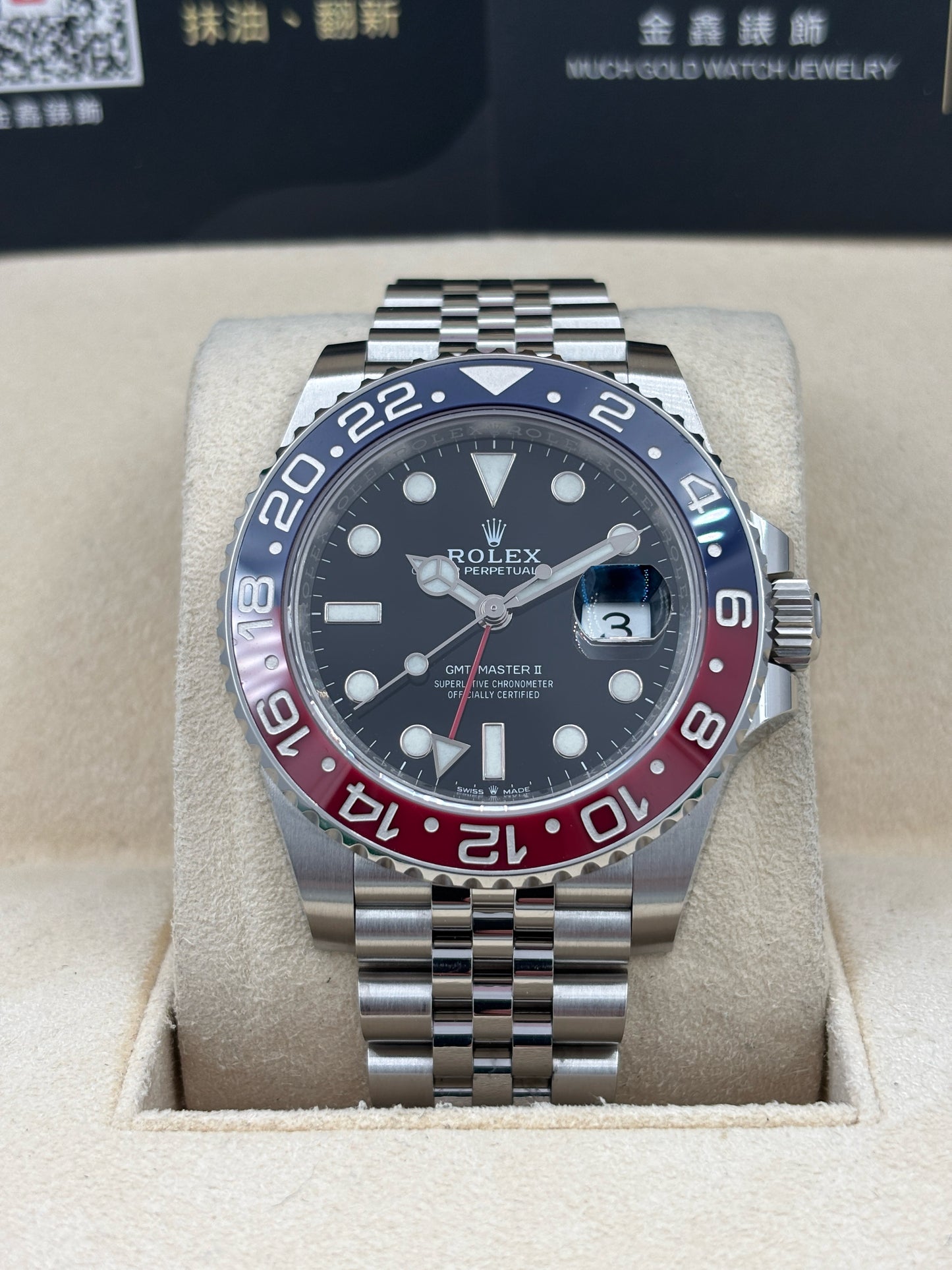 [SOLD OUT]二手 USED  ROLEX 勞力士 GMT-MASTER 126710BLRO 2019年2月 黑色 全套 FULL SET