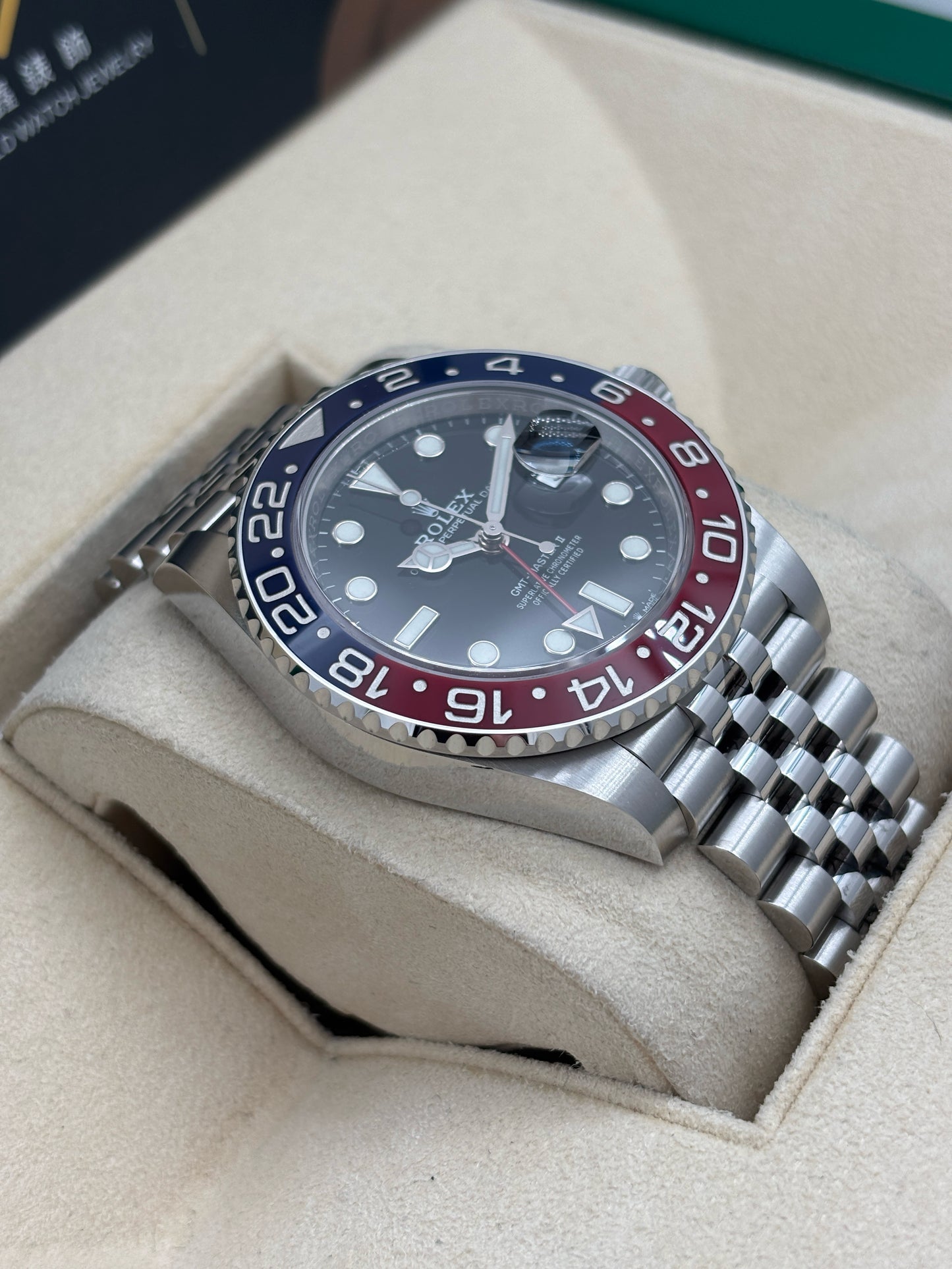[SOLD OUT]二手 USED  ROLEX 勞力士 GMT-MASTER 126710BLRO 2019年2月 黑色 全套 FULL SET