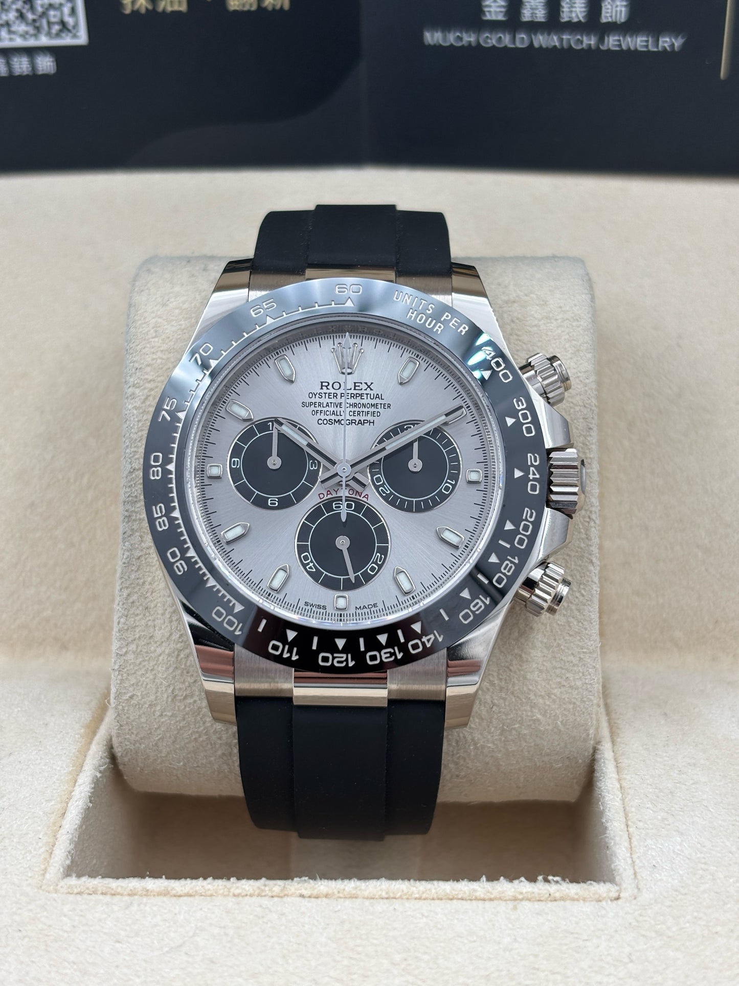[SOLD OUT]二手 USED  ROLEX 勞力士 DAYTONA 116519LN 2022年5月 灰色 水泥灰 未打磨 99.9%新 全套 FULL SET