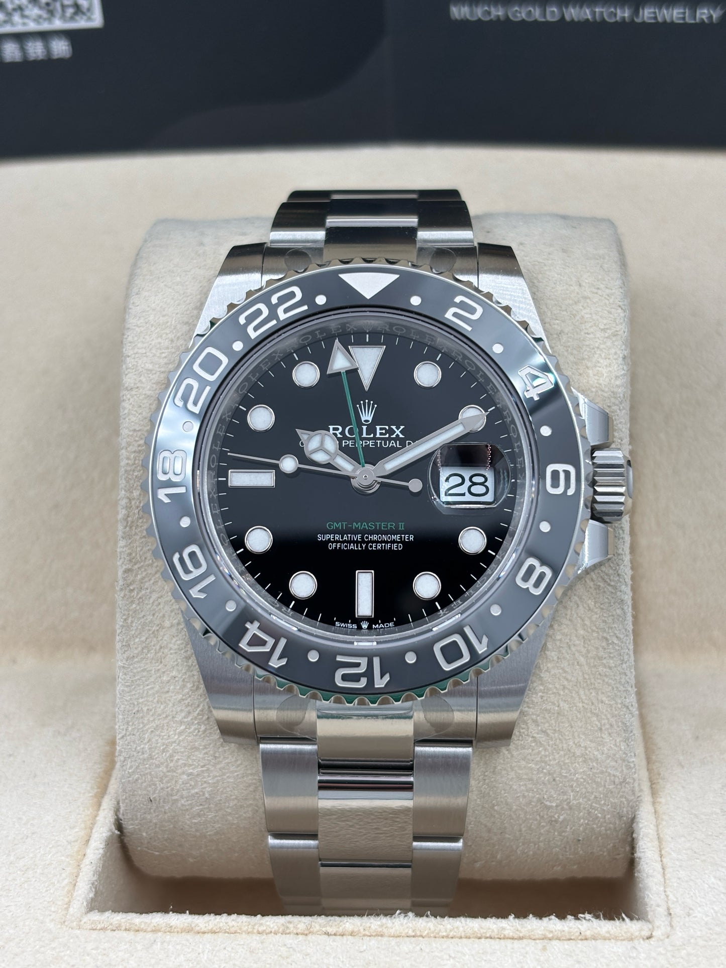 全新 NEW  ROLEX 勞力士 GMT-MASTER II 126710GRNR 2026年2月 黑色 全套 FULL SET