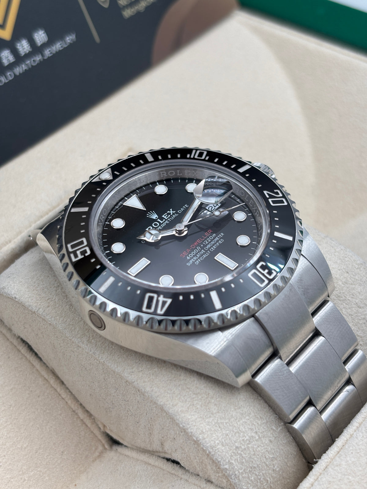 二手 USED  ROLEX 勞力士 SEA-DWELLER 126600 MK2 黑色 2025年8月全套 FULL SET AD單