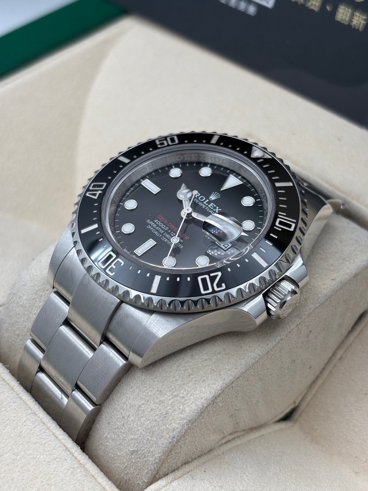二手 USED  ROLEX 勞力士 SEA-DWELLER 126600 MK2 黑色 2025年8月全套 FULL SET AD單
