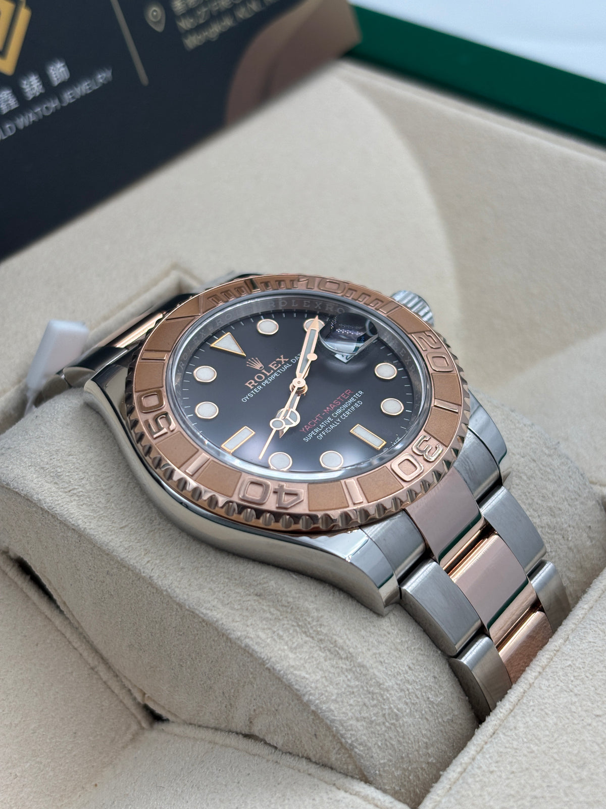 二手 USED  ROLEX 勞力士 YACHT-MASTER 126621 黑色 2019年12月 圈已貼膜 全套 FULL SET