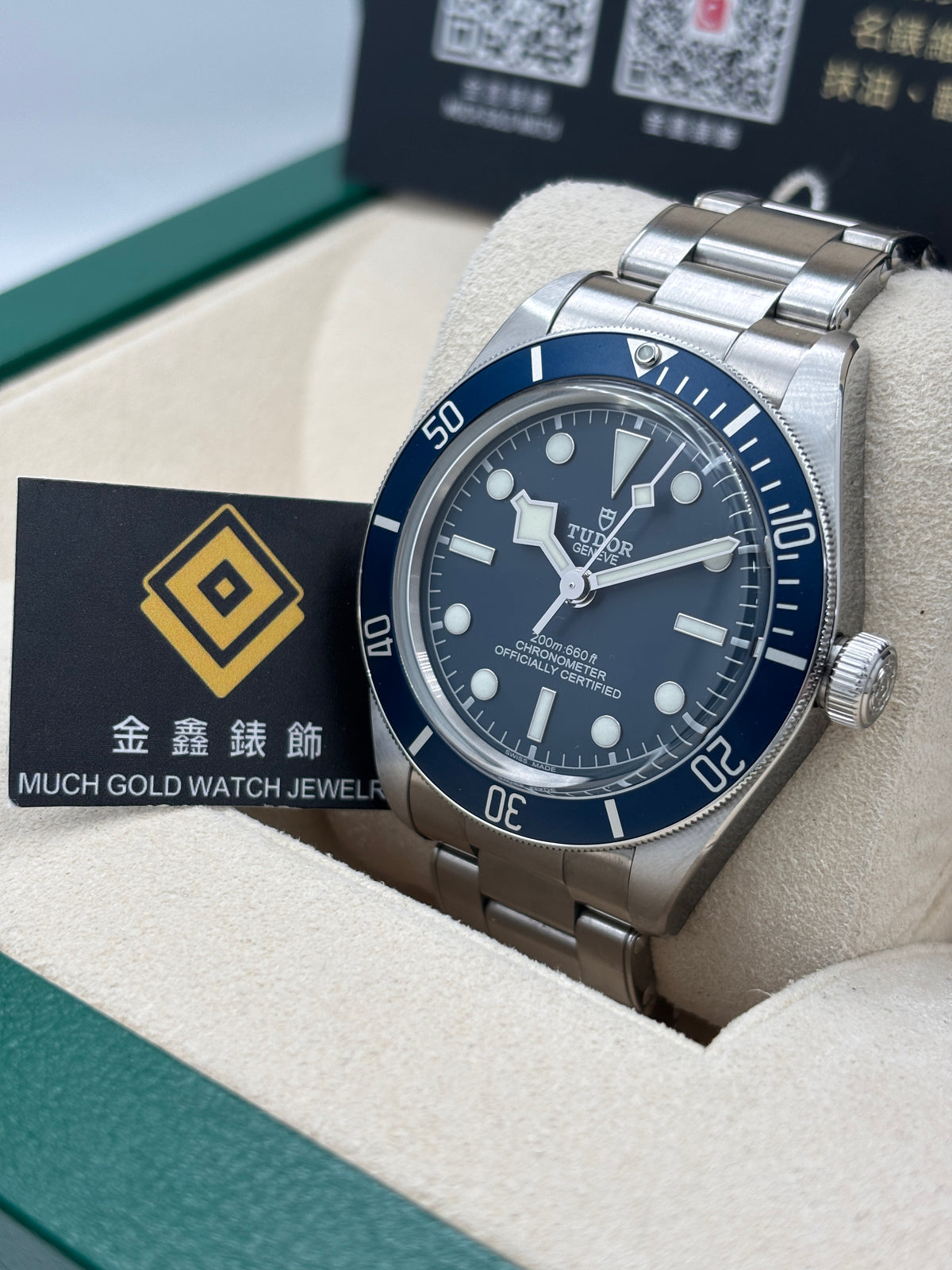 二手 USED  TUDOR 帝舵 BLACK BAY 58 79030B 藍色面 藍色圈 2021年5月 全套 FULL SET
