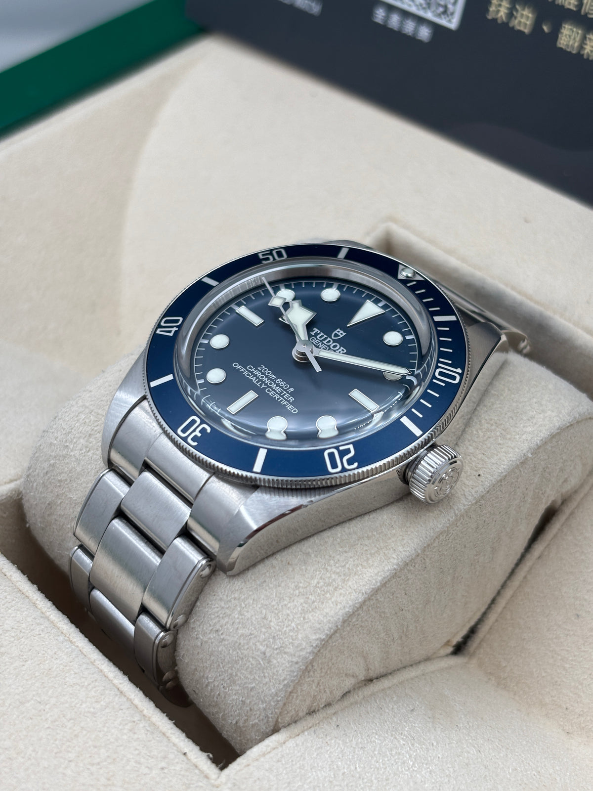 二手 USED  TUDOR 帝舵 BLACK BAY 58 79030B 藍色面 藍色圈 2021年5月 全套 FULL SET
