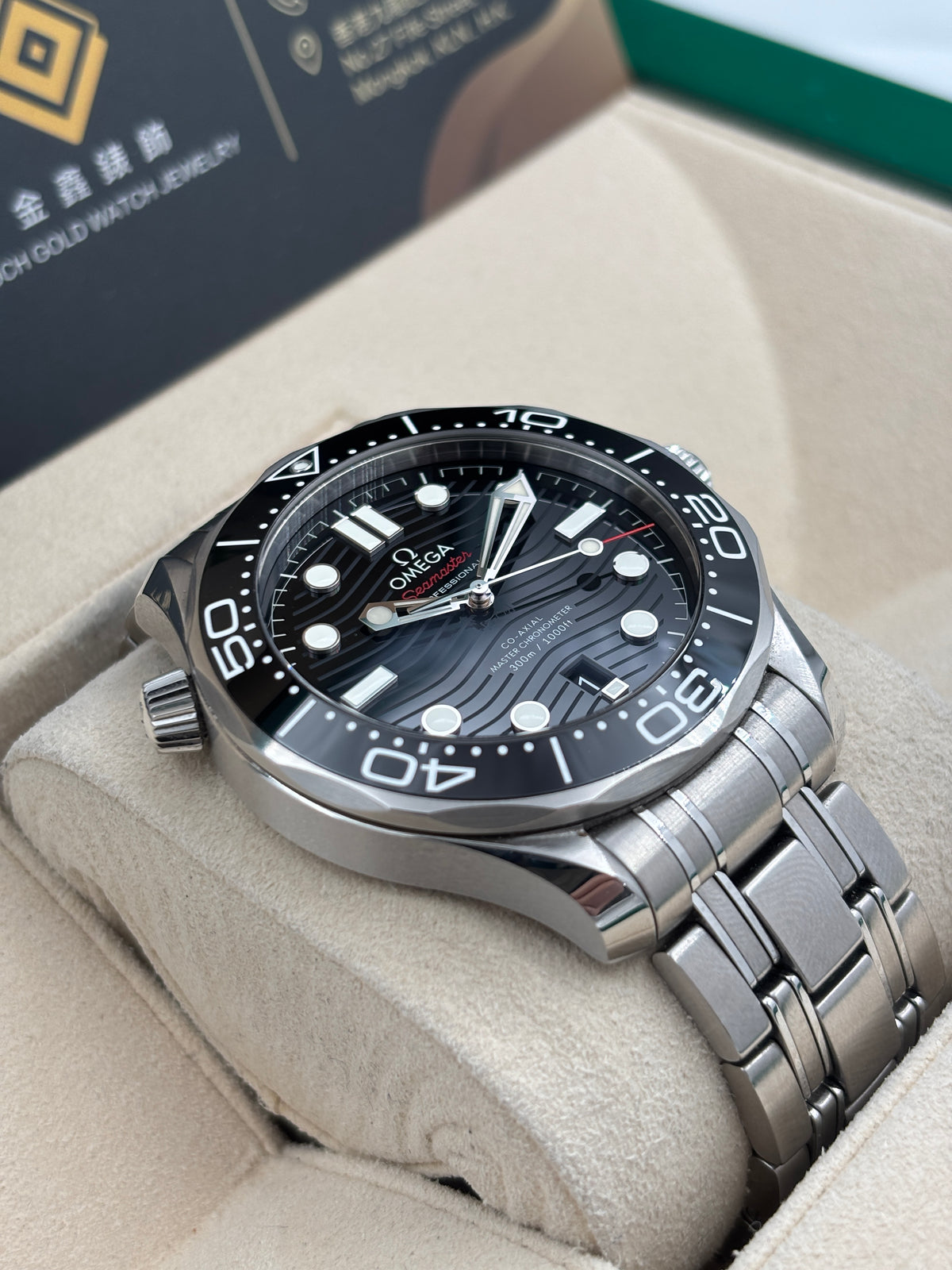 二手 USED  OEMGA 歐米茄 SEAMASTER 210.30.42.20.01.001 黑色 2024年2月 未打磨 99.99%新 全套 FULL SET