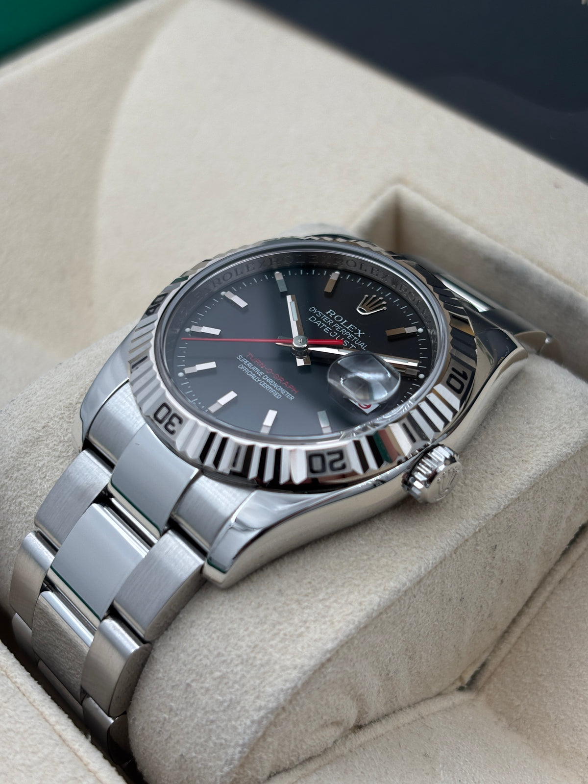 二手 USED  ROLEX 勞力士 DATEJUST 116264 黑色 2008年8月 全套 FULL SET
