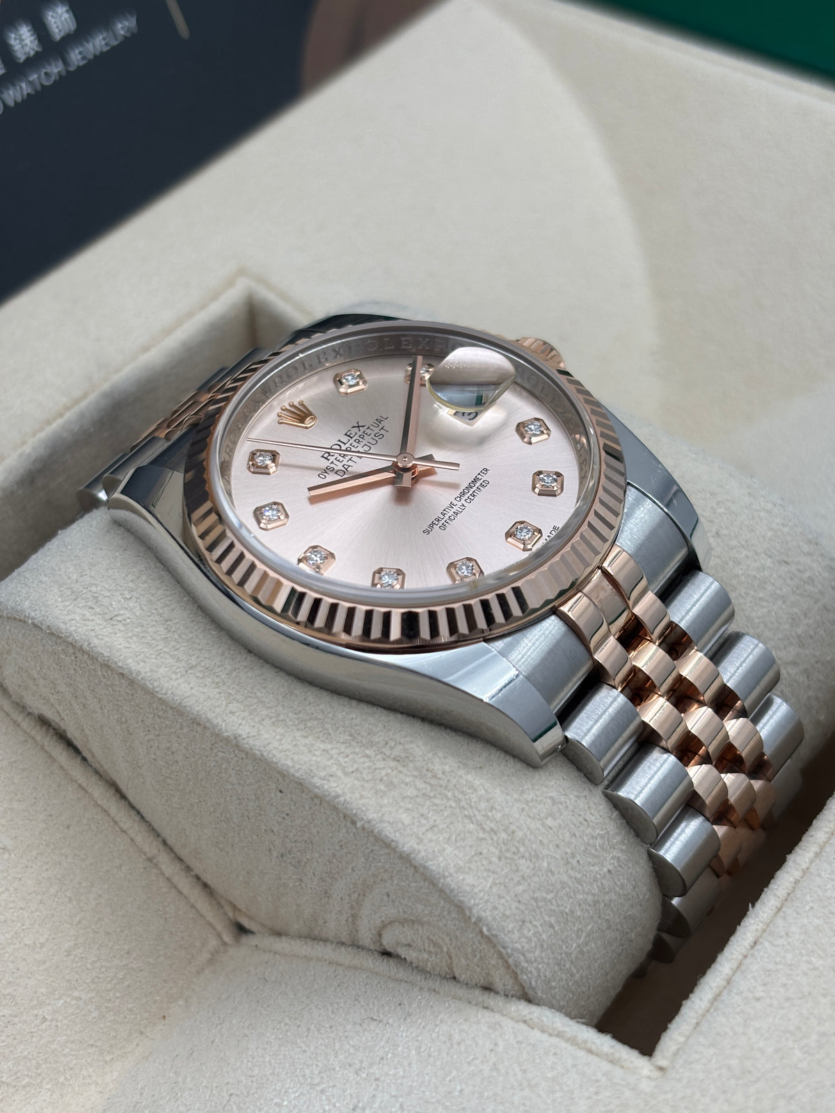 二手 USED  ROLEX 勞力士 DATEJUST 116231 日亮金鑽石字 亂碼 淨錶 WATCH ONLY