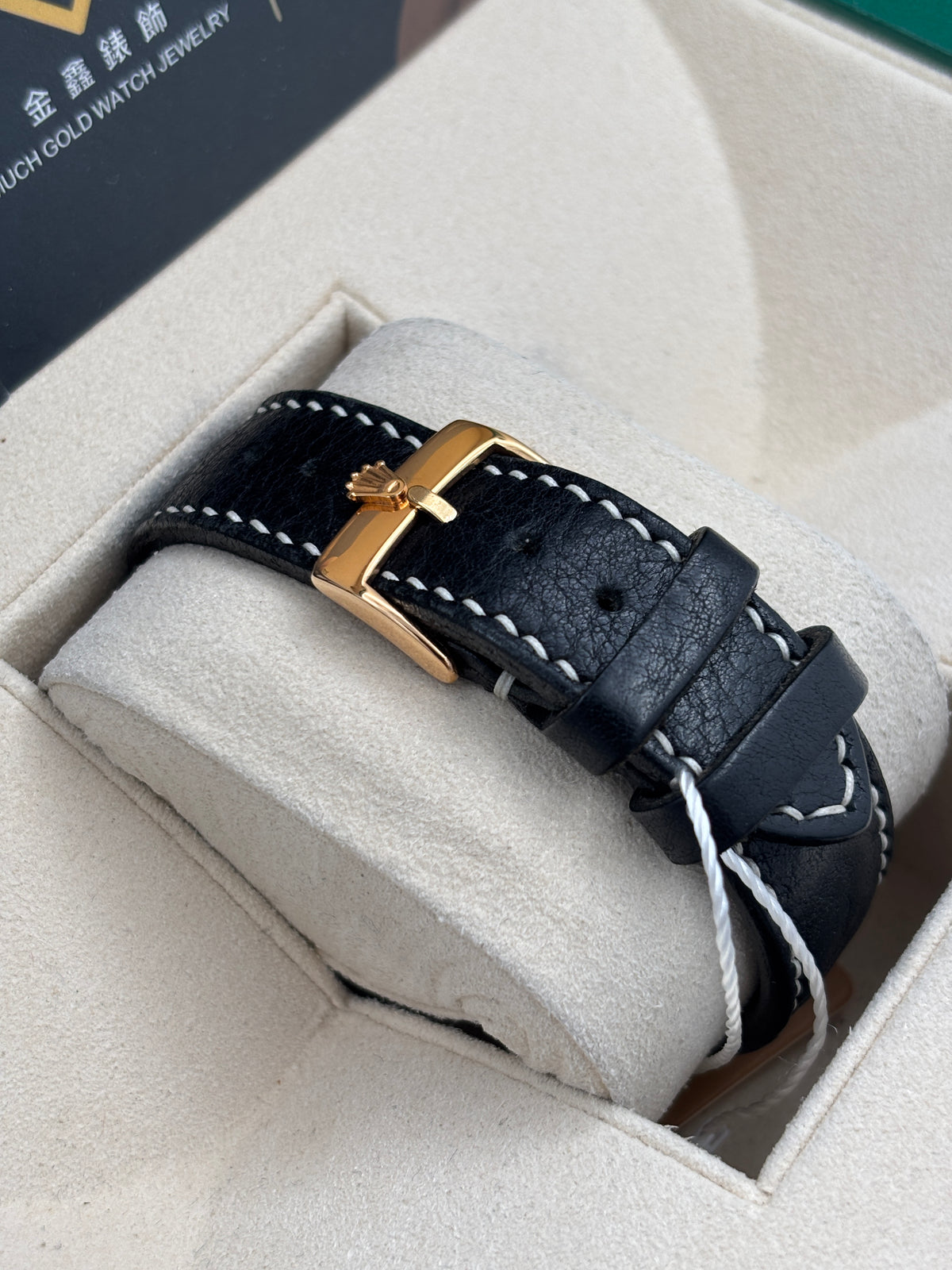 二手 USED  ROLEX 勞力士 CELLINI CESTELLO 5330/8 白色 2017年9月 代用帶 代用扣 手動上鏈 保養卡