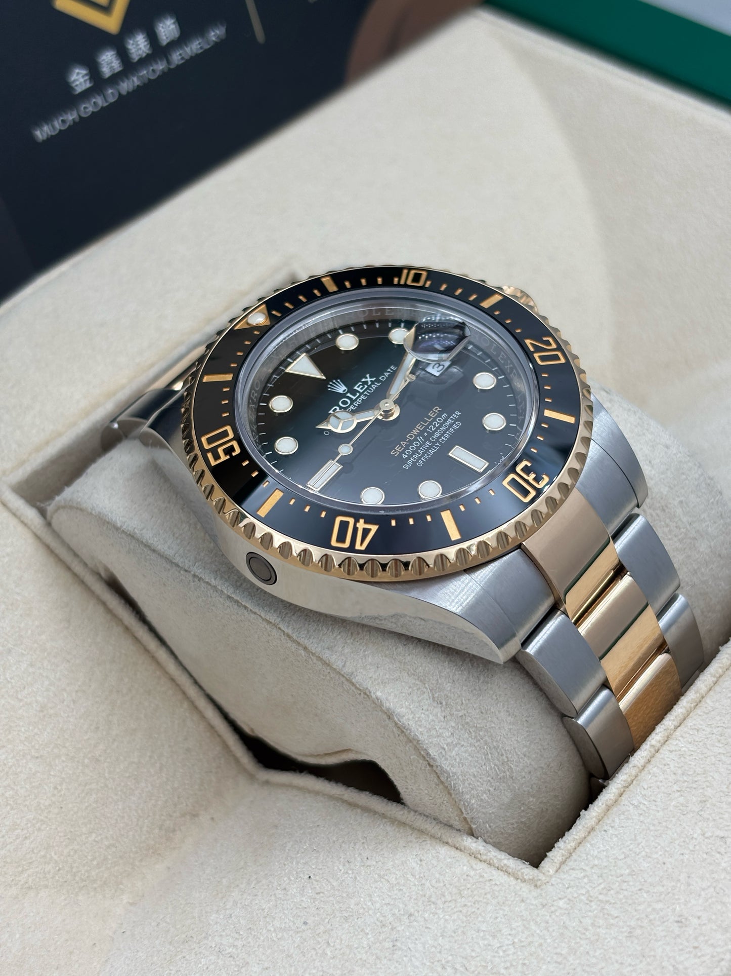 [SOLD OUT]二手 USED  ROLEX 勞力士 SEA-DWELLER 126603 黑色 2020年4月 全套 FULL SET