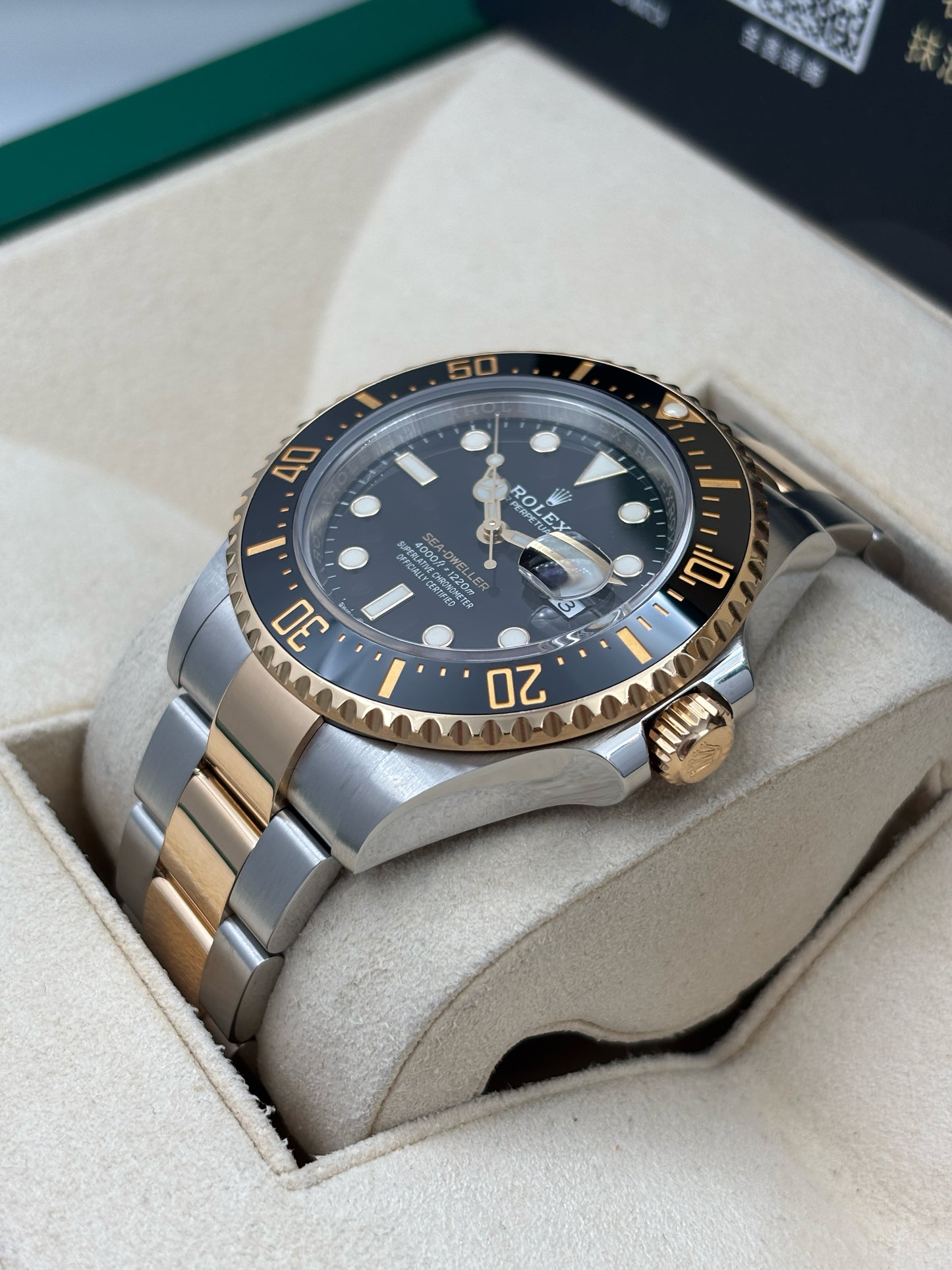 [SOLD OUT]二手 USED  ROLEX 勞力士 SEA-DWELLER 126603 黑色 2020年4月 全套 FULL SET