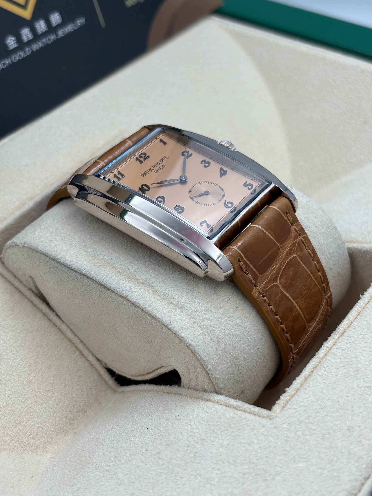 [SOLD OUT]二手 USED  PATEK PHILIPPE 百達翡麗 GONDOLO 5124G-001 啡色 2015年6月 18K白金 手動上鏈 全套 FULL SET