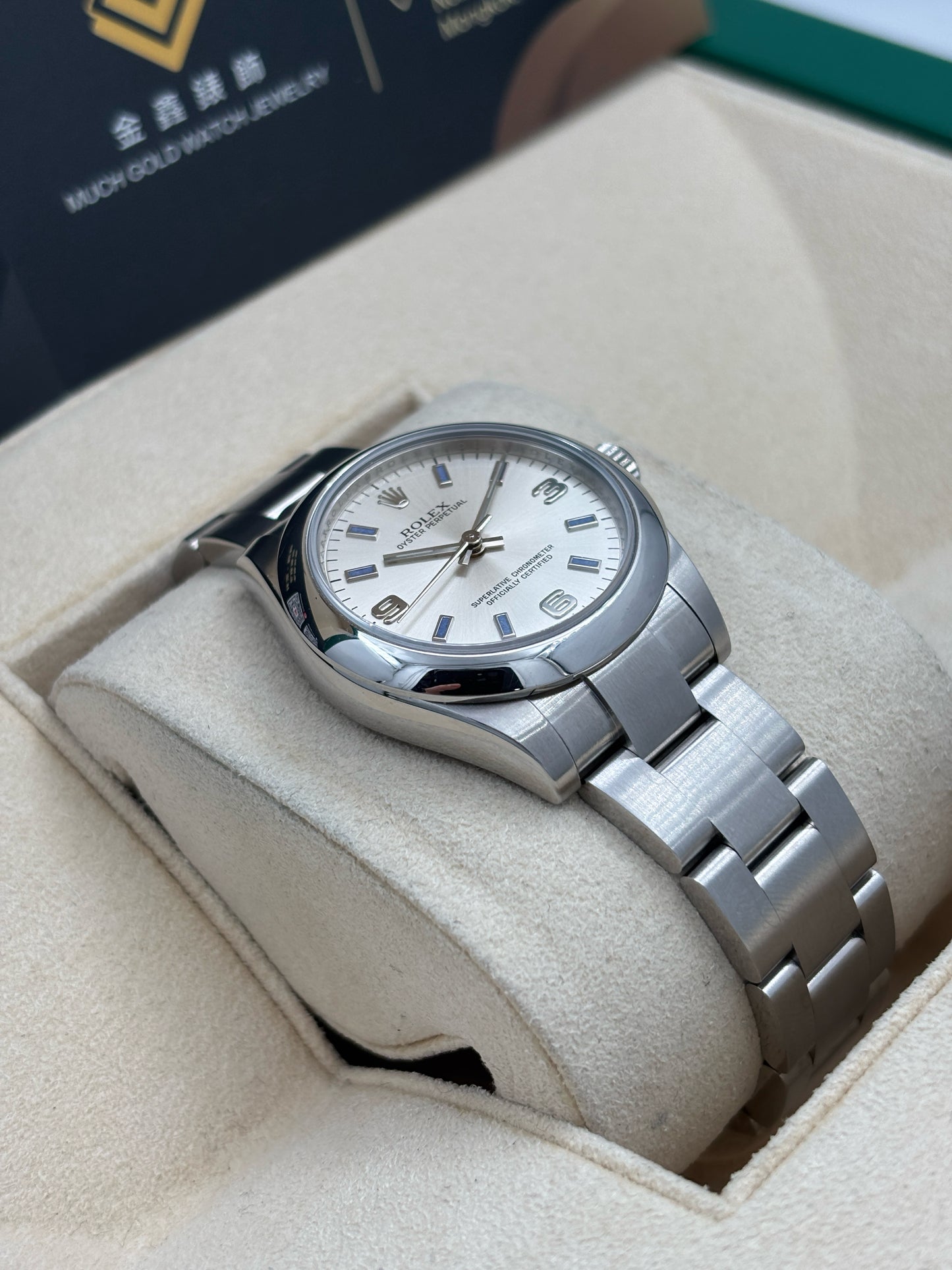 二手 USED  ROLEX 勞力士 DATEJUST 177200 銀色 2008年7月 藍夜光 全套 FULL SET AD單&nbsp;