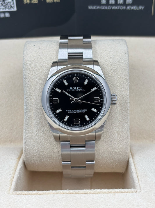 二手 USED  ROLEX 勞力士 DATEJUST 177200 黑色 2011年2月 全套 FULL SET&nbsp;