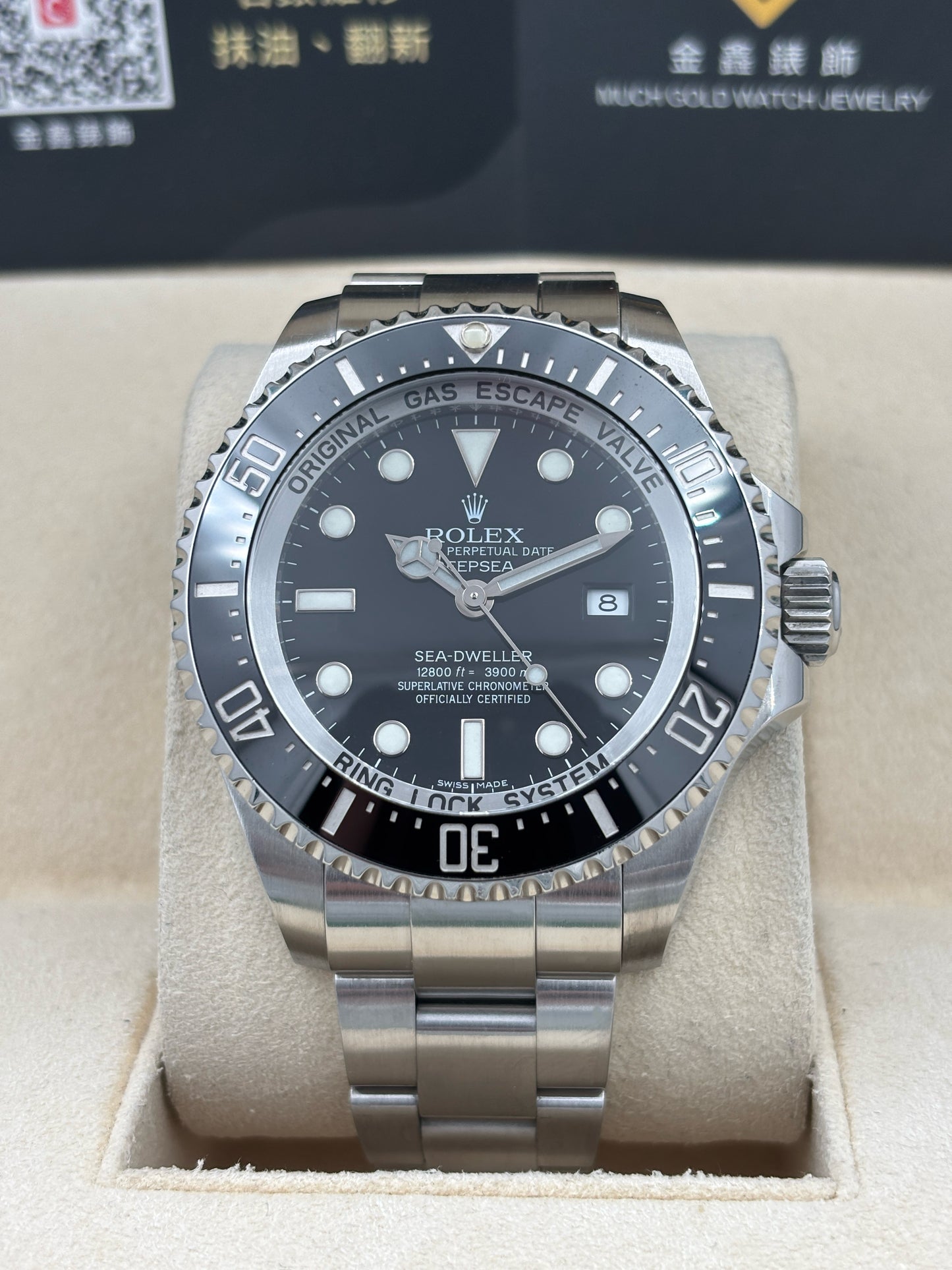 二手 USED  ROLEX 勞力士 DEEP SEA 116660 黑色 2017年11月 全套 FULL SET&nbsp;