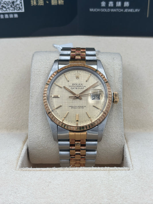 [SOLD OUT]二手 USED  ROLEX 勞力士 DATEJUST 16013 金色 1983年 淨錶 WATCH ONLY
