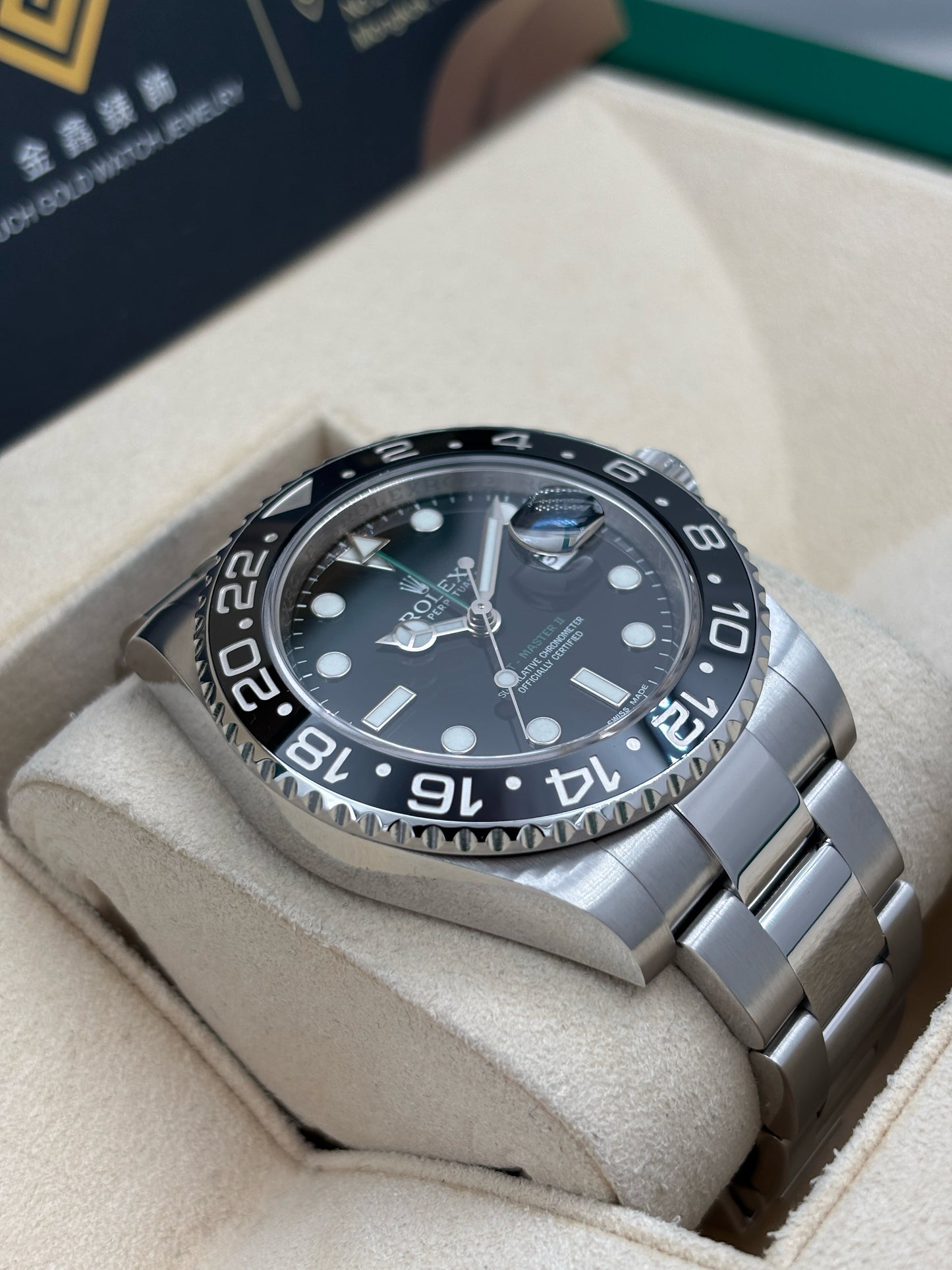 [SOLD OUT]二手 USED  ROLEX 勞力士 GMT-MASTER II 116710LN 黑色 2012年7月 全套 FULL SET AD單