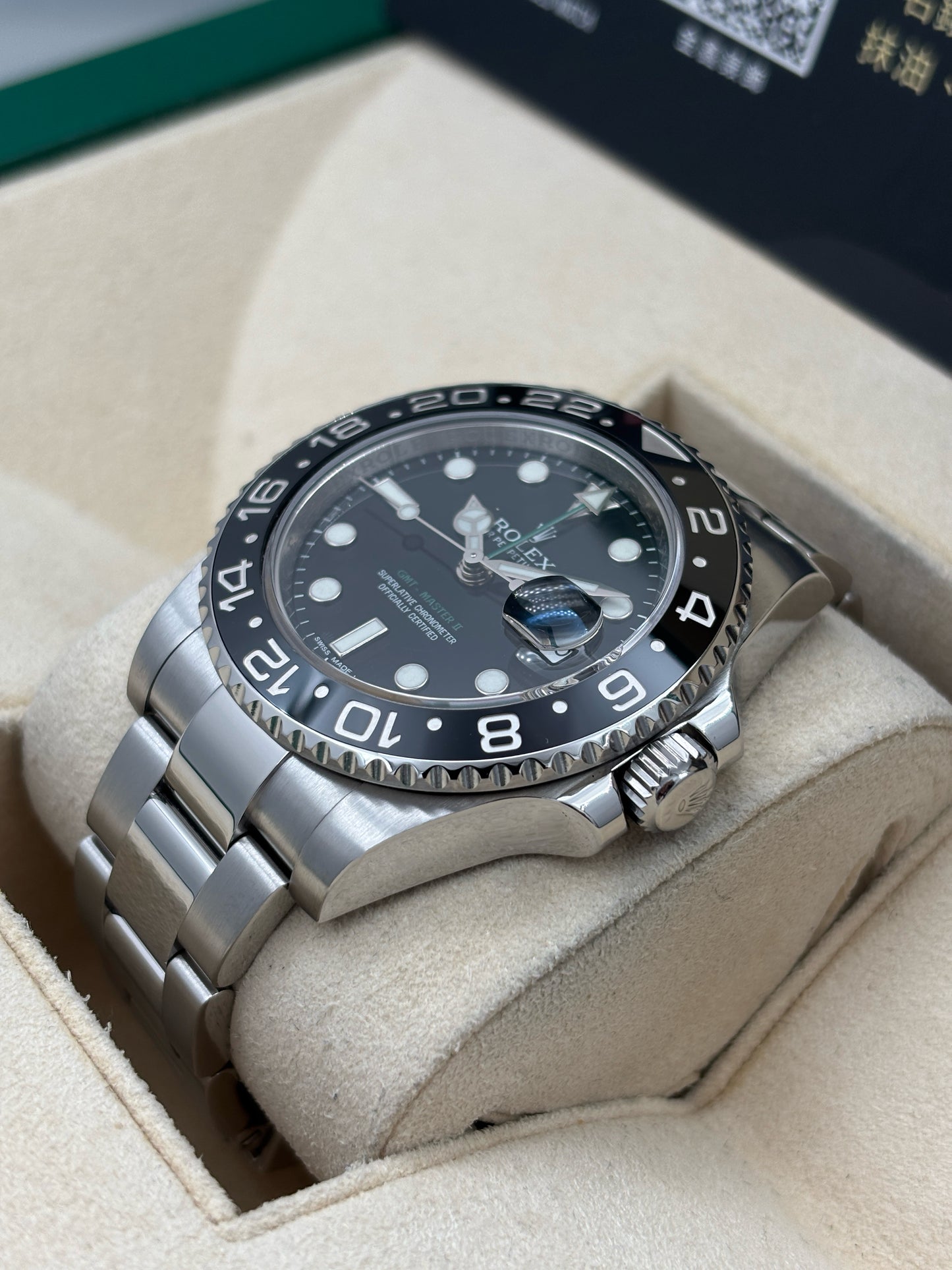 [SOLD OUT]二手 USED  ROLEX 勞力士 GMT-MASTER II 116710LN 黑色 2012年7月 全套 FULL SET AD單