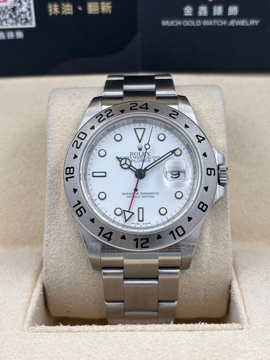 [SOLD OUT]二手 USED  ROLEX 勞力士 EXPLORER II 16570 黑色 2010年6月 全套 FULL SET AD單