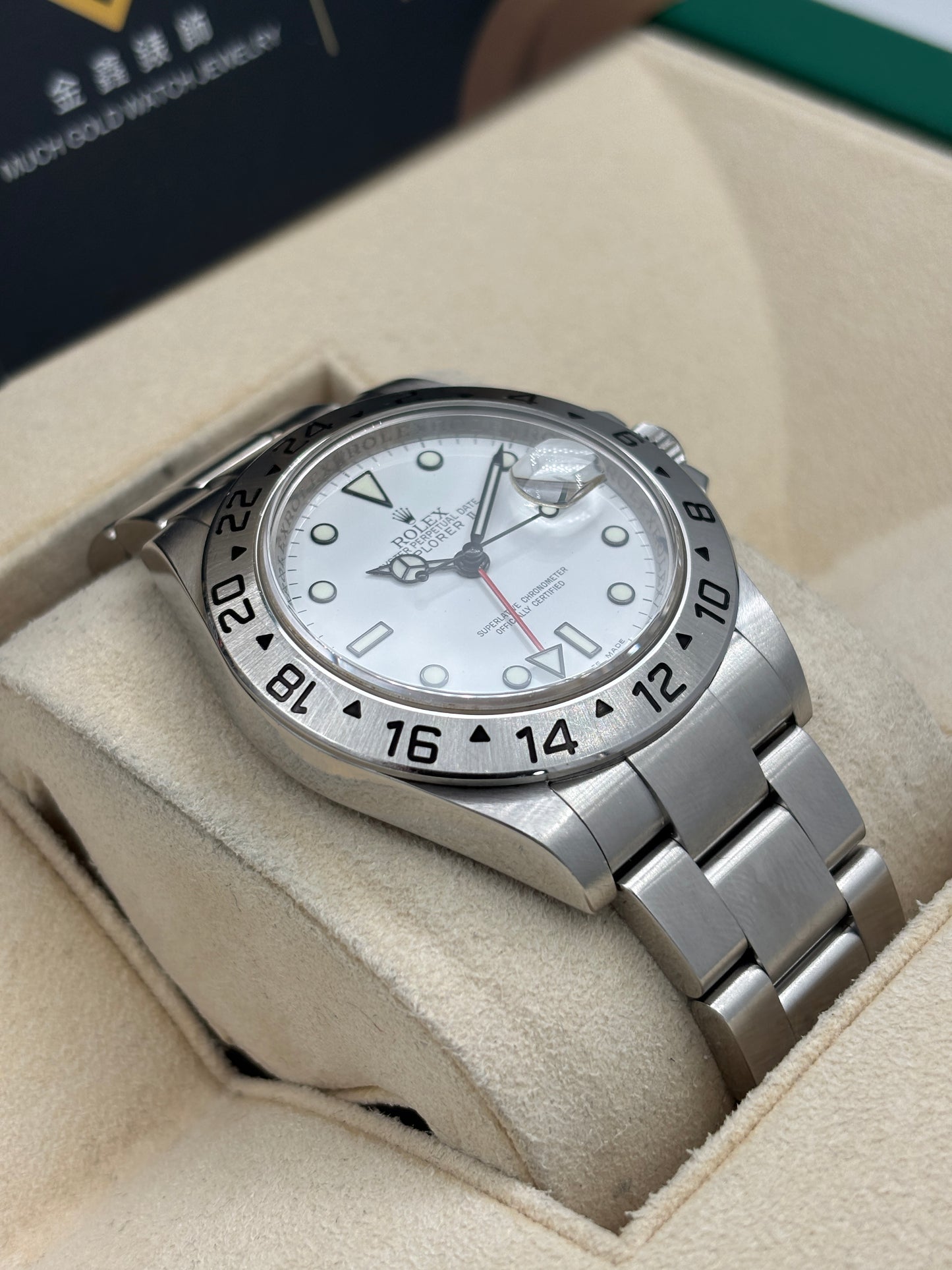 [SOLD OUT]二手 USED  ROLEX 勞力士 EXPLORER II 16570 黑色 2010年6月 全套 FULL SET AD單