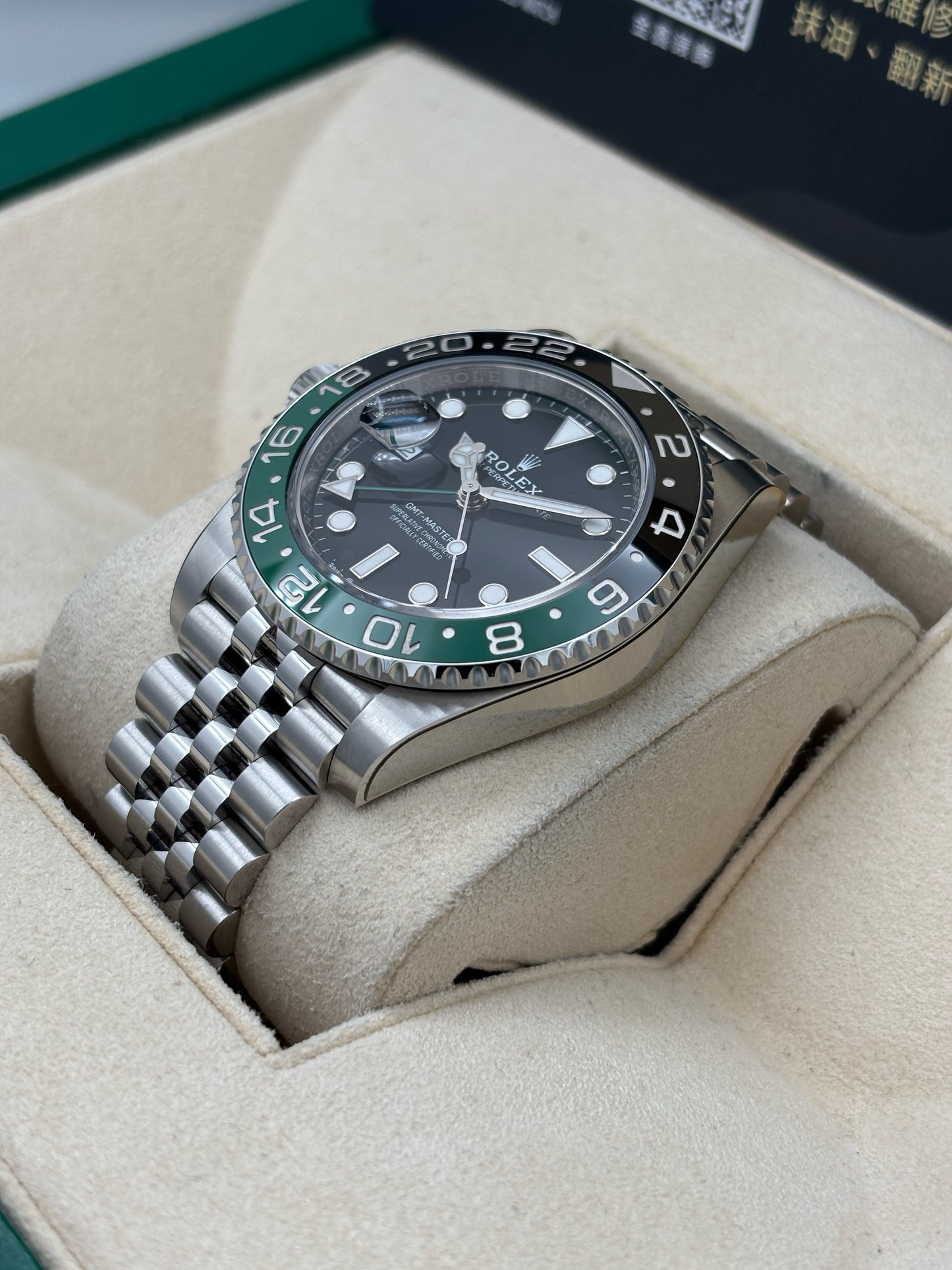 [SOLD OUT]二手 USED  ROLEX 勞力士 GMT-MASTER II 126720VTNR 黑色 2024年1月 未打磨 99.9%新 全套 FULL SET