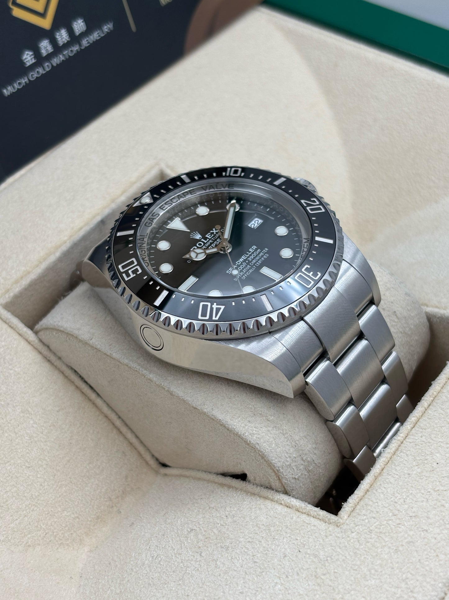 [SOLD OUT]二手 USED  ROLEX 勞力士 DEEPSEA 126660 黑色 2020年10月 NFC新卡 全套 FULL SET
