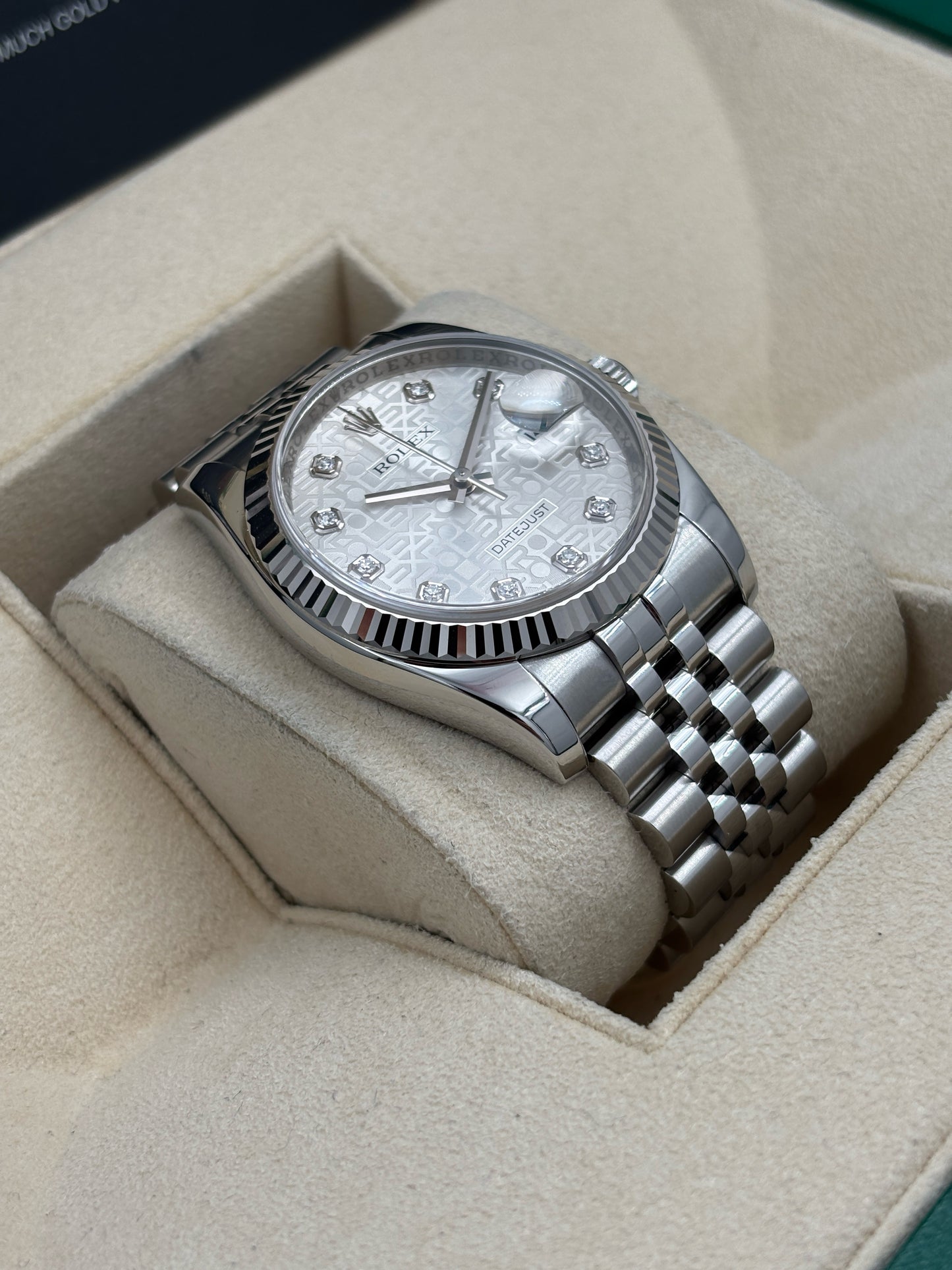 [SOLD OUT]二手 USED  ROLEX 勞力士 DATEJUST 116234 銀色鑽石字 電腦面 亂碼 淨錶 WATCH ONLY