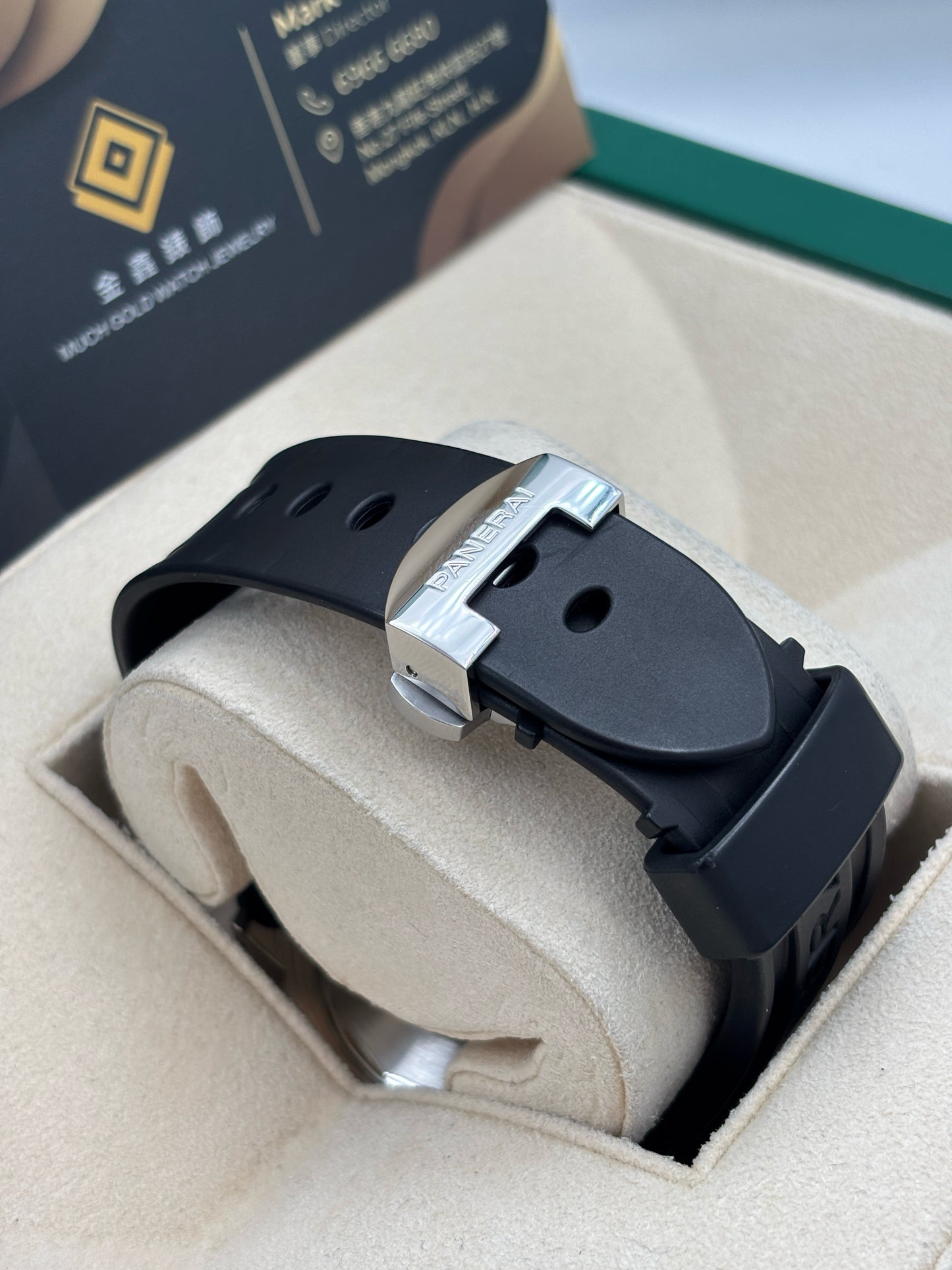 [SOLD OUT]二手 USED  PANERAI 沛納海 LUMINOR PAM00104 黑色 2012年2月 全套 FULL SET