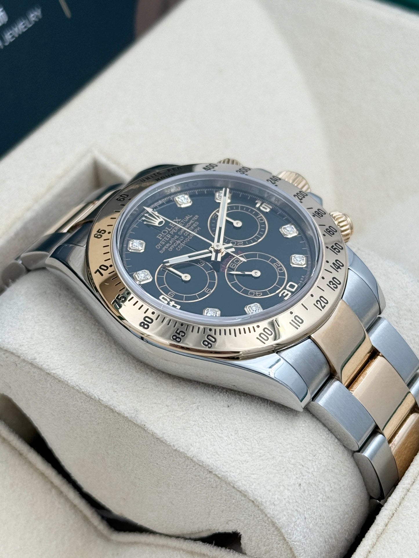 ROLEX 勞力士 DAYTONA 116523G 黑色鑽石字 2016年