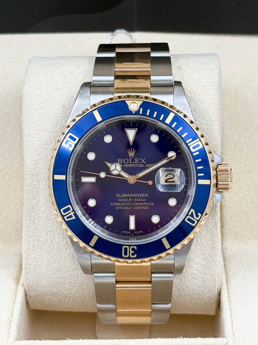 ROLEX 勞力士 SUBMARINER 16613 藍圈藍面 2003年