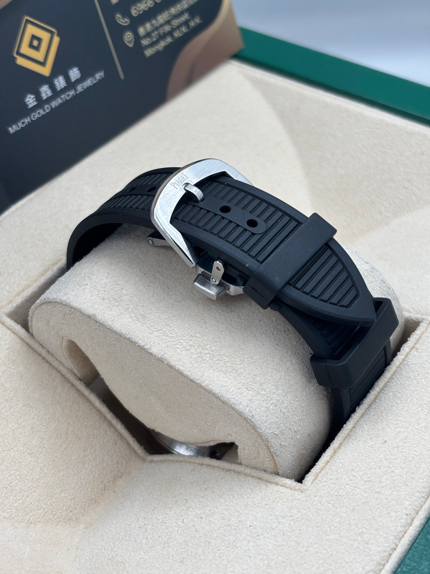 全新 NEW  PIAGET 伯爵 POLO GOA47014 黑色 2022年6月 全套 FULL SET AD單