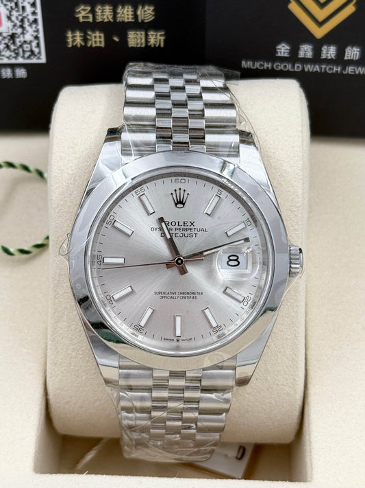 ROLEX 勞力士 DATEJUST 126300 銀面 2025年8月