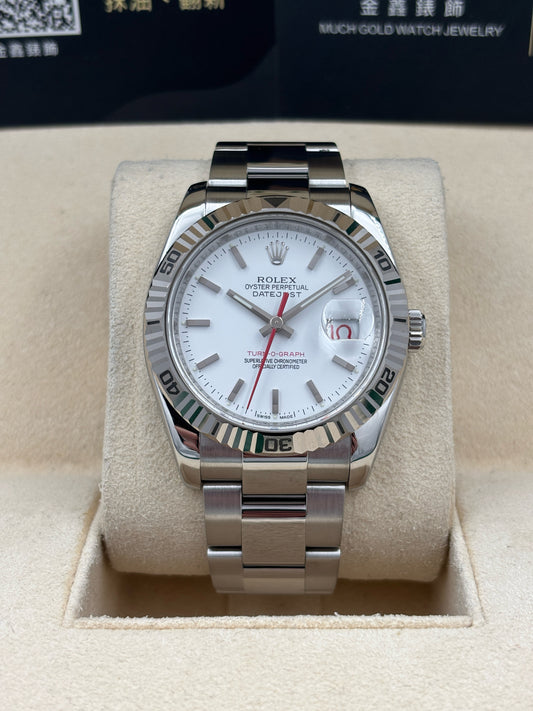 [SOLD OUT]二手 USED  ROLEX 勞力士 DATEJUST 116264 白色 約2007年 淨錶 WATCH ONLY