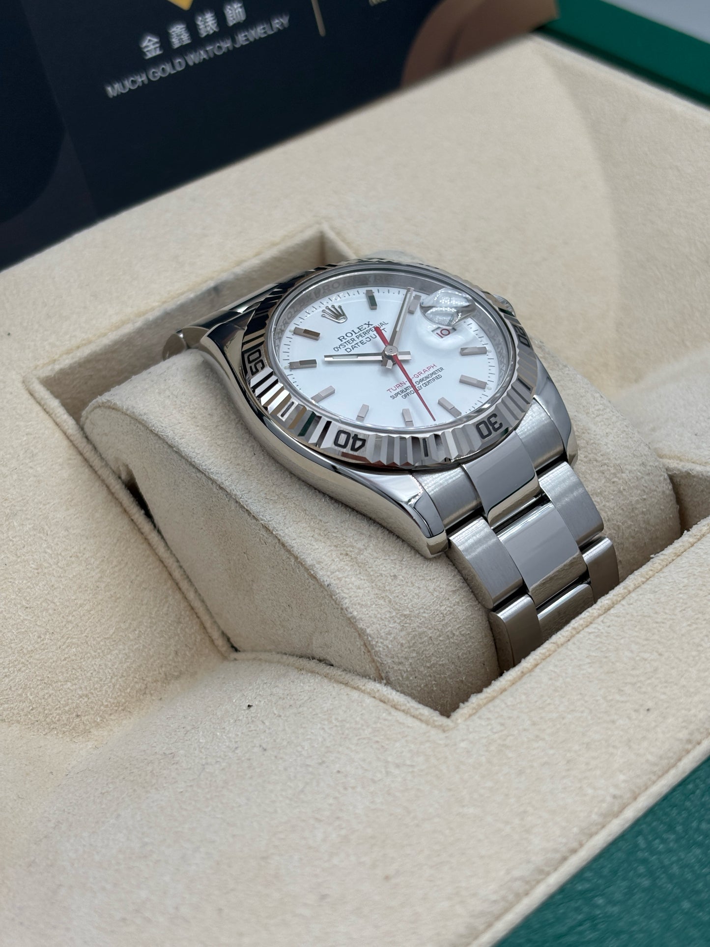 [SOLD OUT]二手 USED  ROLEX 勞力士 DATEJUST 116264 白色 約2007年 淨錶 WATCH ONLY