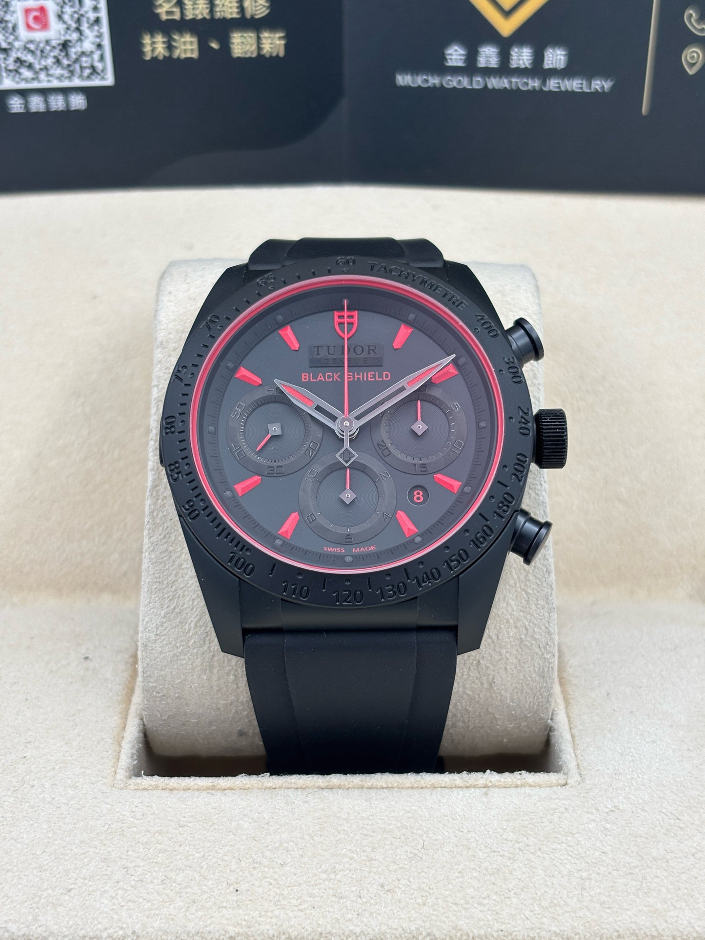 [SOLD OUT]二手 USED  TUDOR 帝舵 FASTRIDER 42000CR 黑色 2019年2月 99.9%新 未打磨 全套 FULL SET