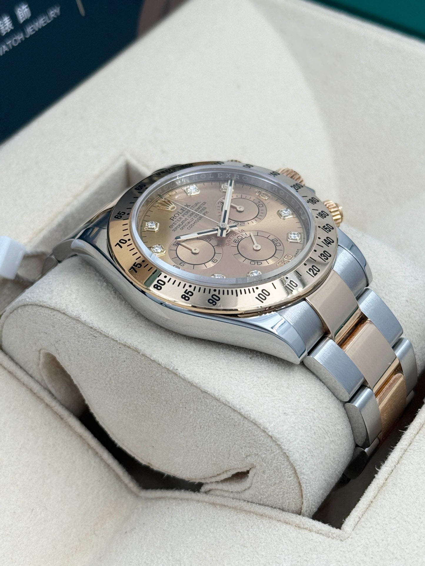 ROLEX 勞力士 DAYTONA 116523G 亂碼 金色鑽石字