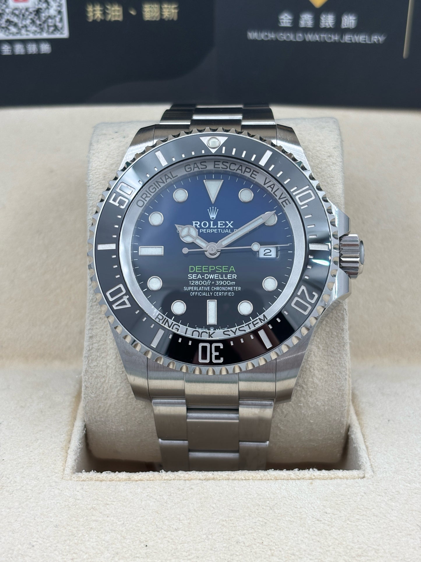 [SOLD OUT]二手 USED  ROLEX 勞力士 DEEPSEA 126660 漸變藍 2020年3月 全套 FULL SET AD單