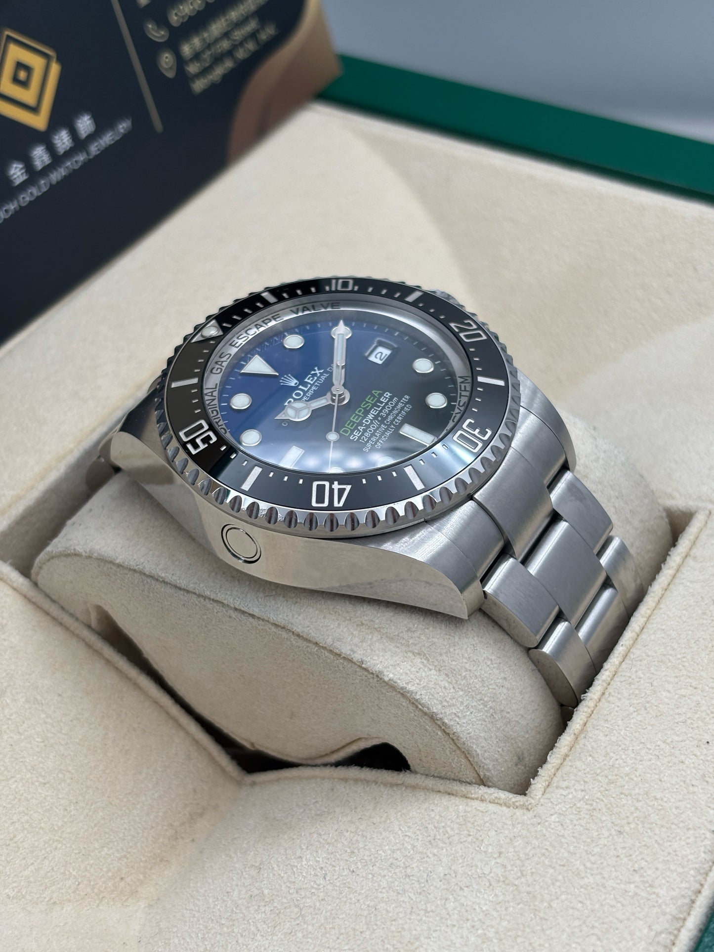 [SOLD OUT]二手 USED  ROLEX 勞力士 DEEPSEA 126660 漸變藍 2020年3月 全套 FULL SET AD單