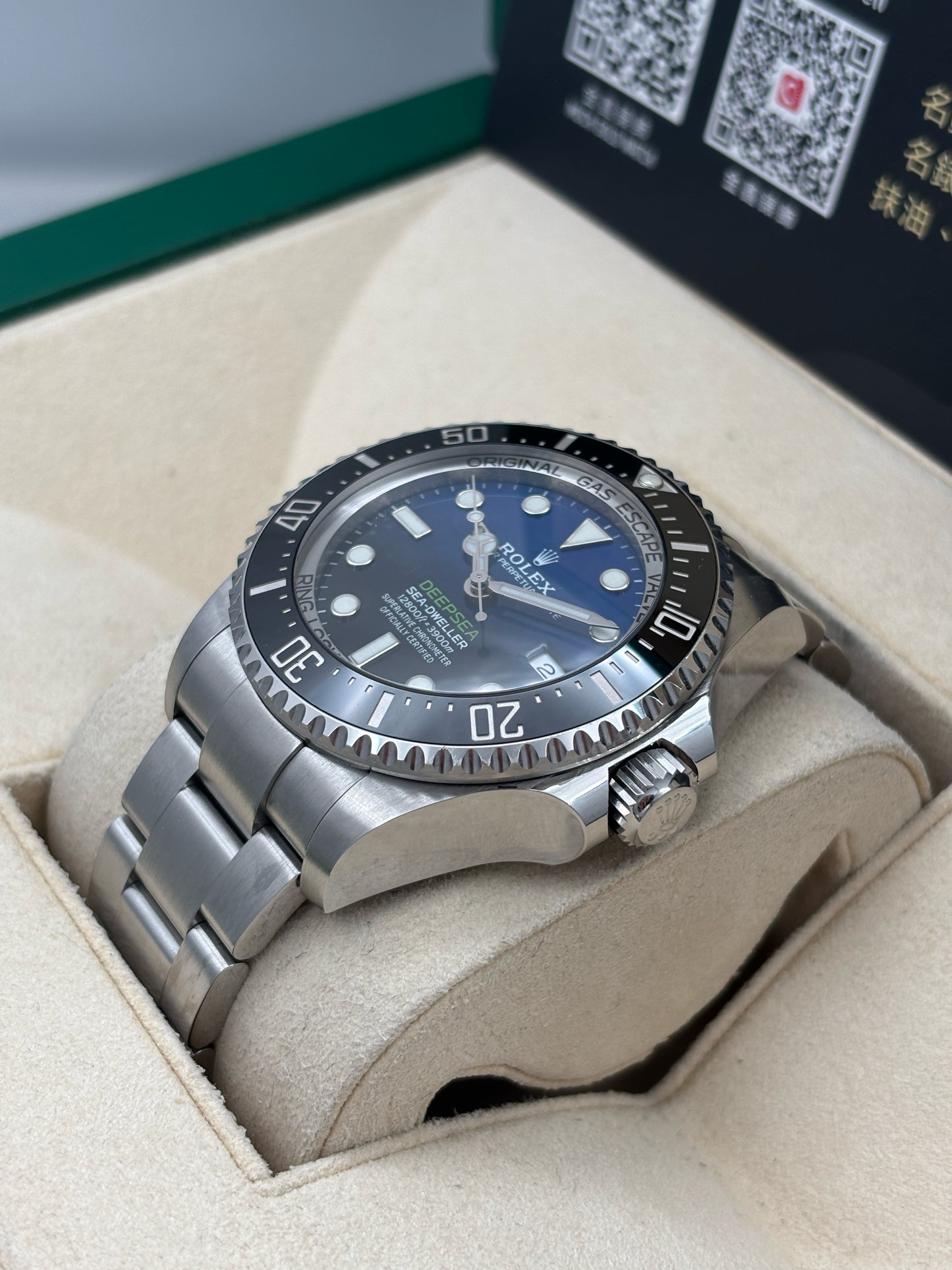 [SOLD OUT]二手 USED  ROLEX 勞力士 DEEPSEA 126660 漸變藍 2020年3月 全套 FULL SET AD單