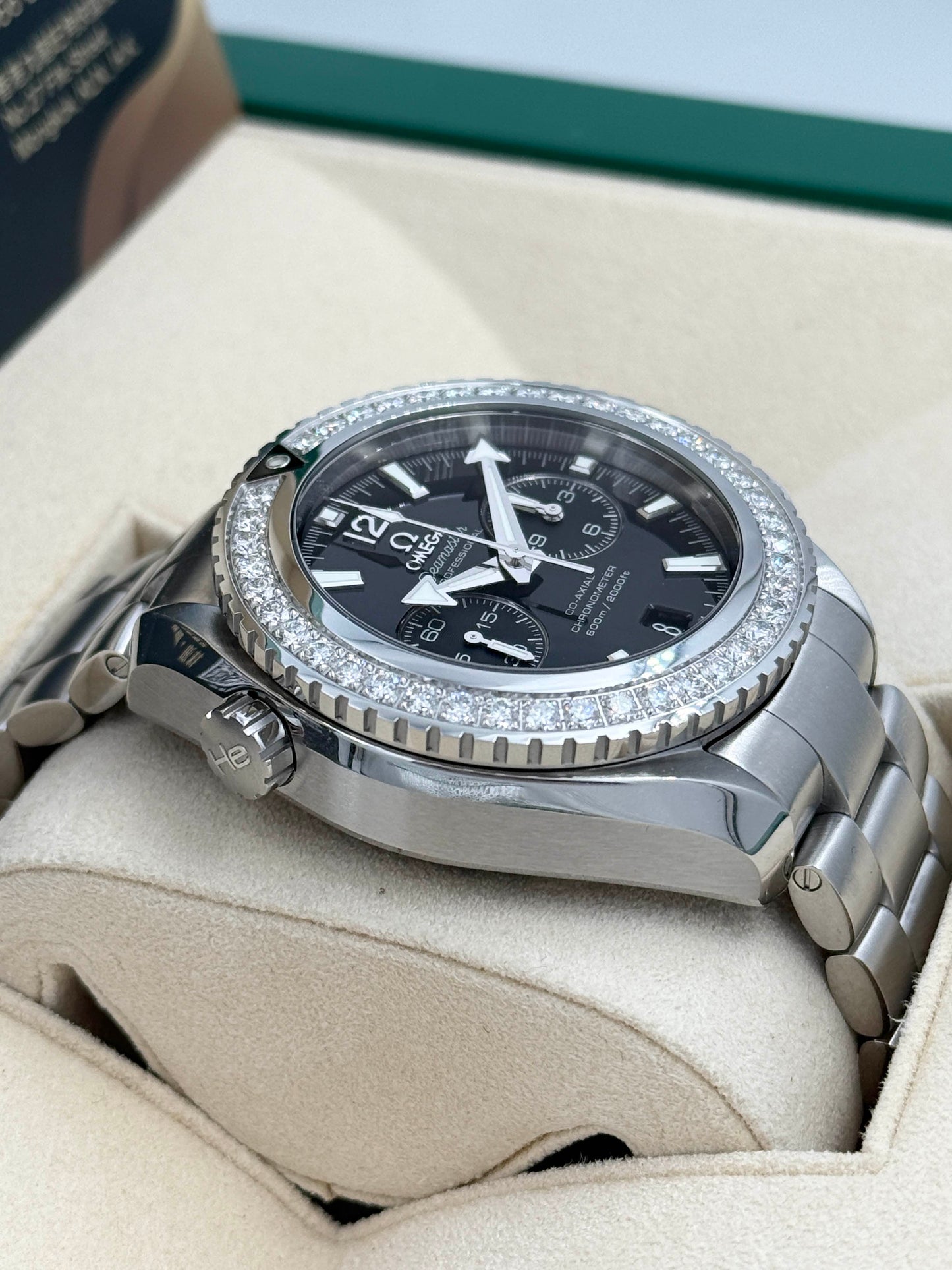 OMEGA 歐米茄 SEAMASTER PLANET OCEAN 23215465101001 鑽石圈
