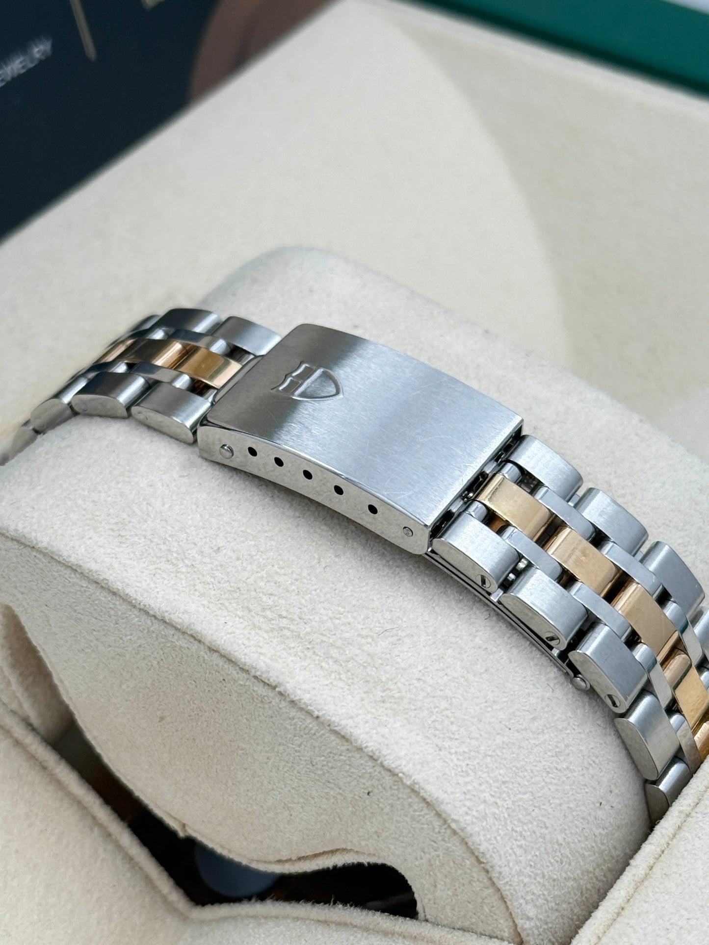 TUDOR 帝舵 PRINCE DATE 74033 2010年 香檳金鑽石字